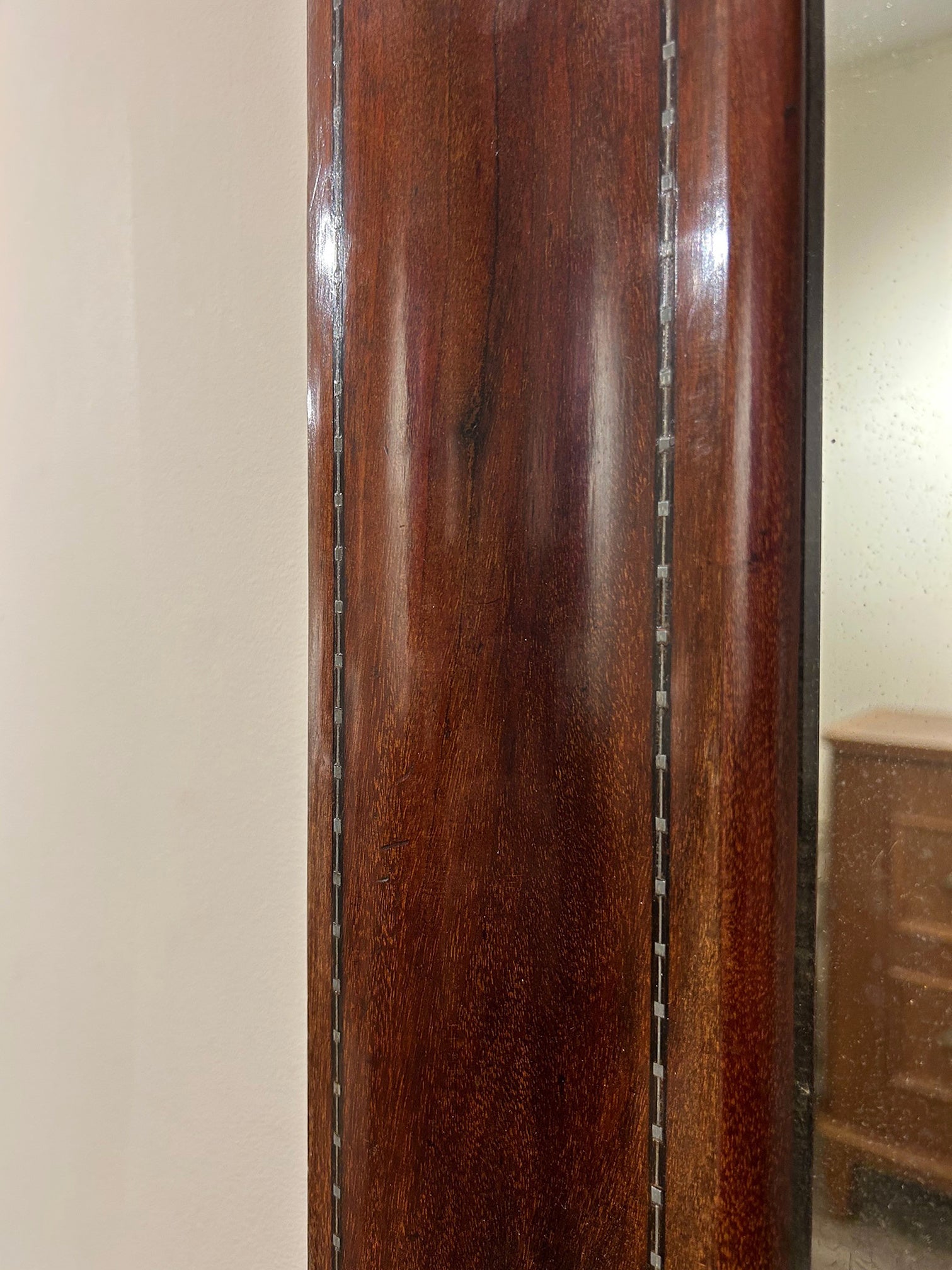 19th Century Mahogany Mirror