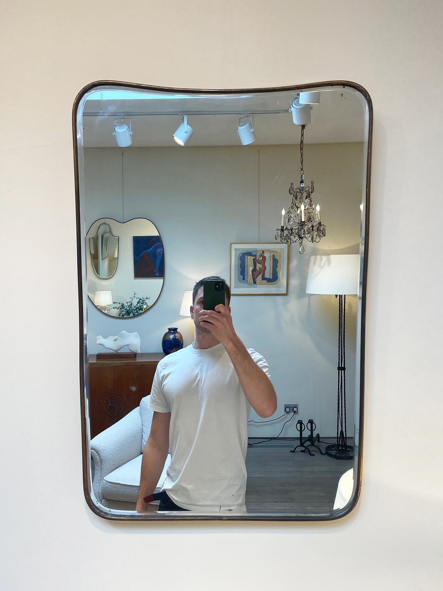 8094- Italian 1950s Mirror