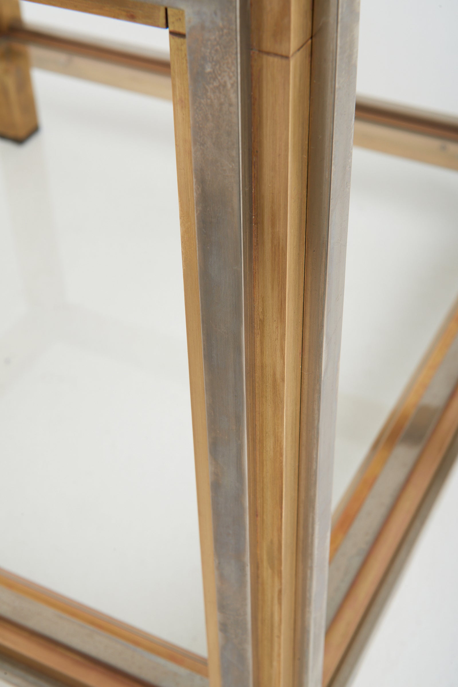 Pair of Mid-Century Brass Side Tables