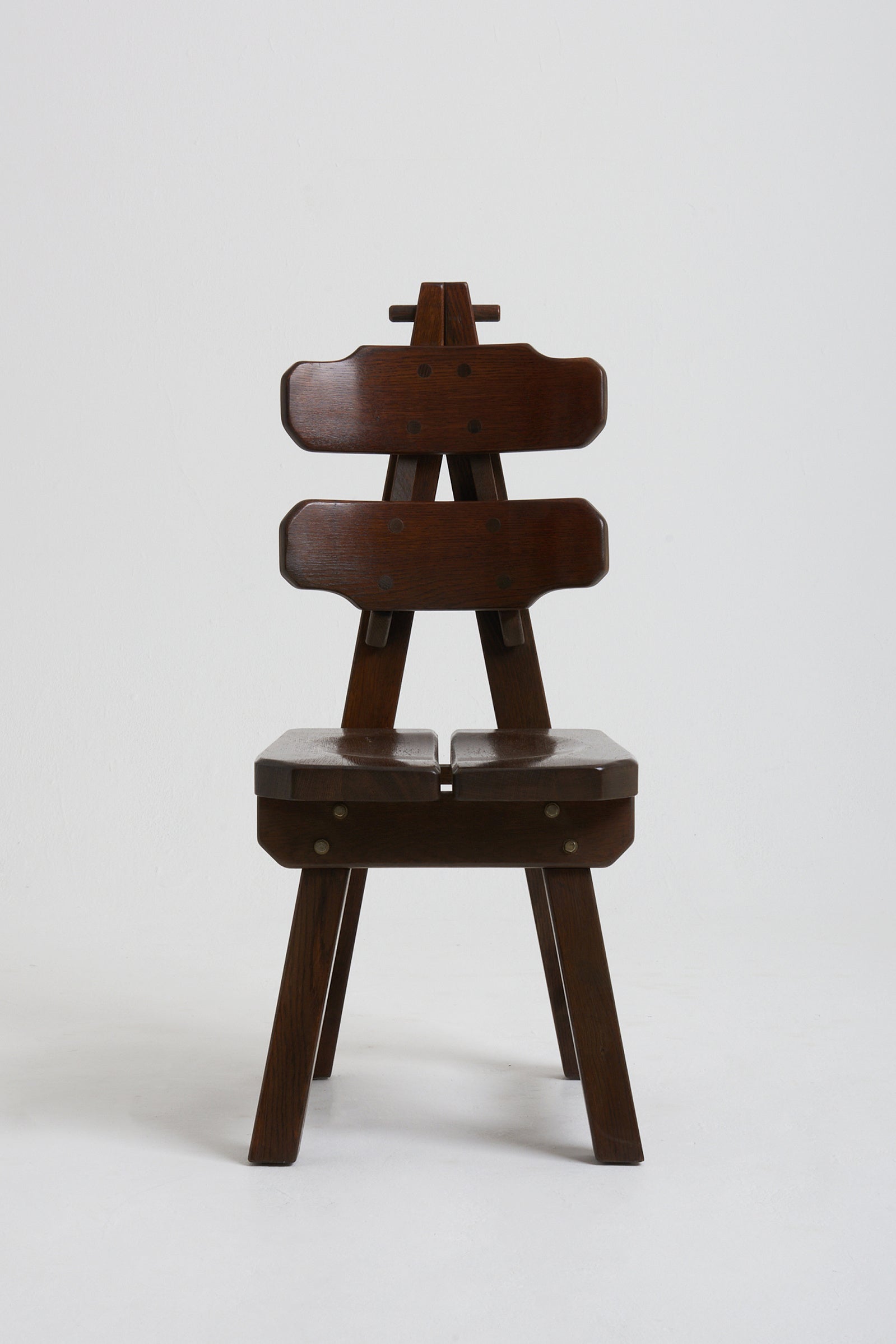 Set of 6 Brutalist Dining Chairs