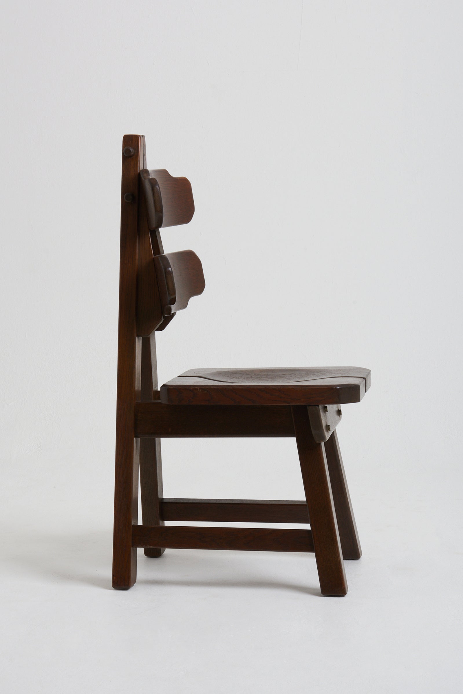 Set of 6 Brutalist Dining Chairs