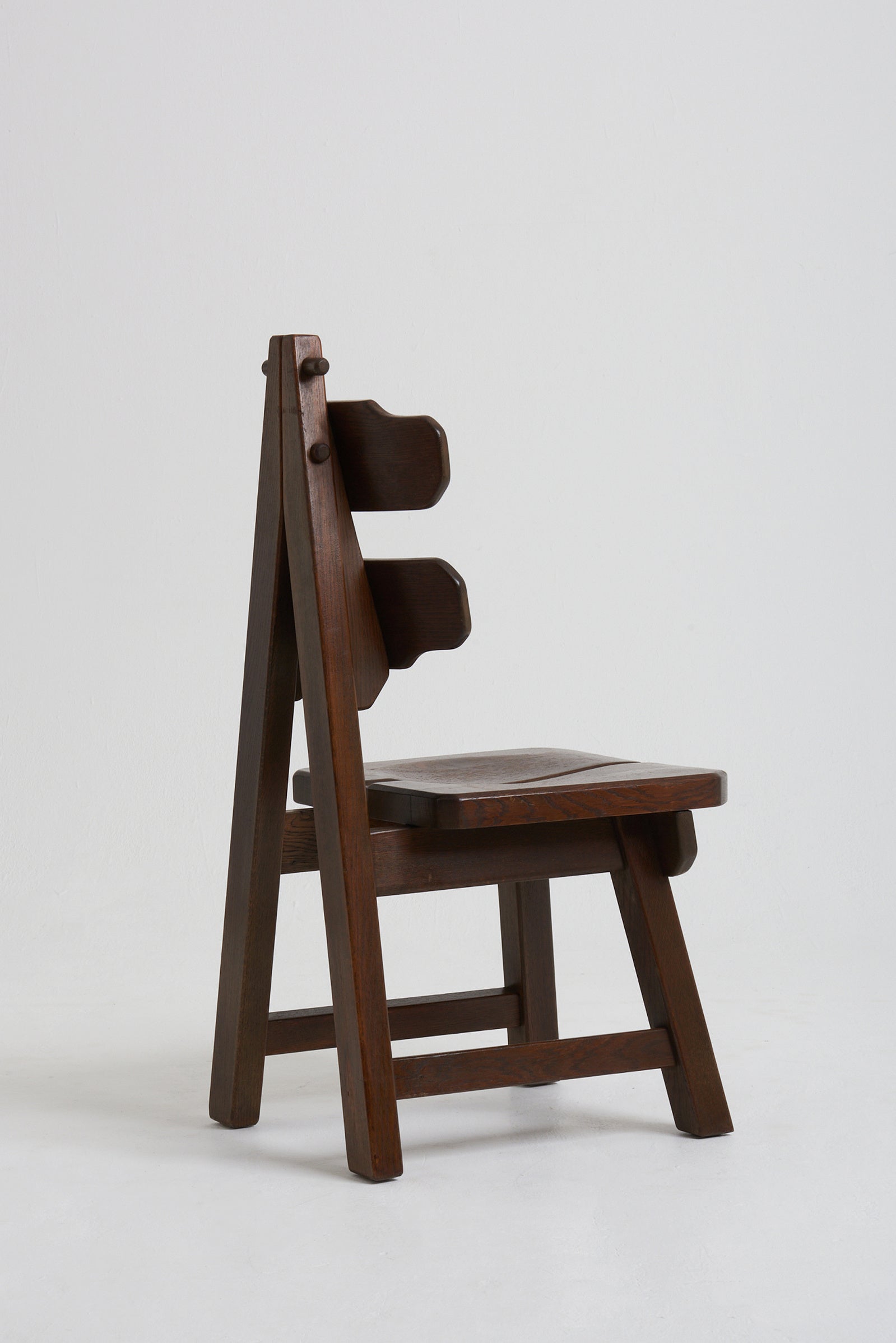 Set of 6 Brutalist Dining Chairs