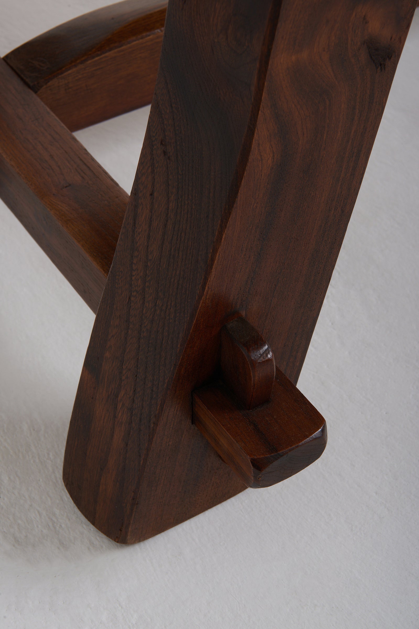 Brutalist Dining Table by Olavi Hanninen (1920-1992)