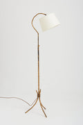 8105- Spanish Mid-Century Bamboo Floor Lamp
