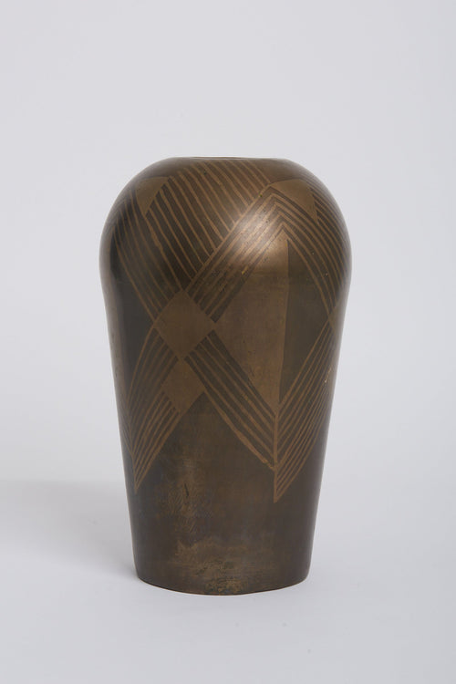Art Deco Dinanderie Vase