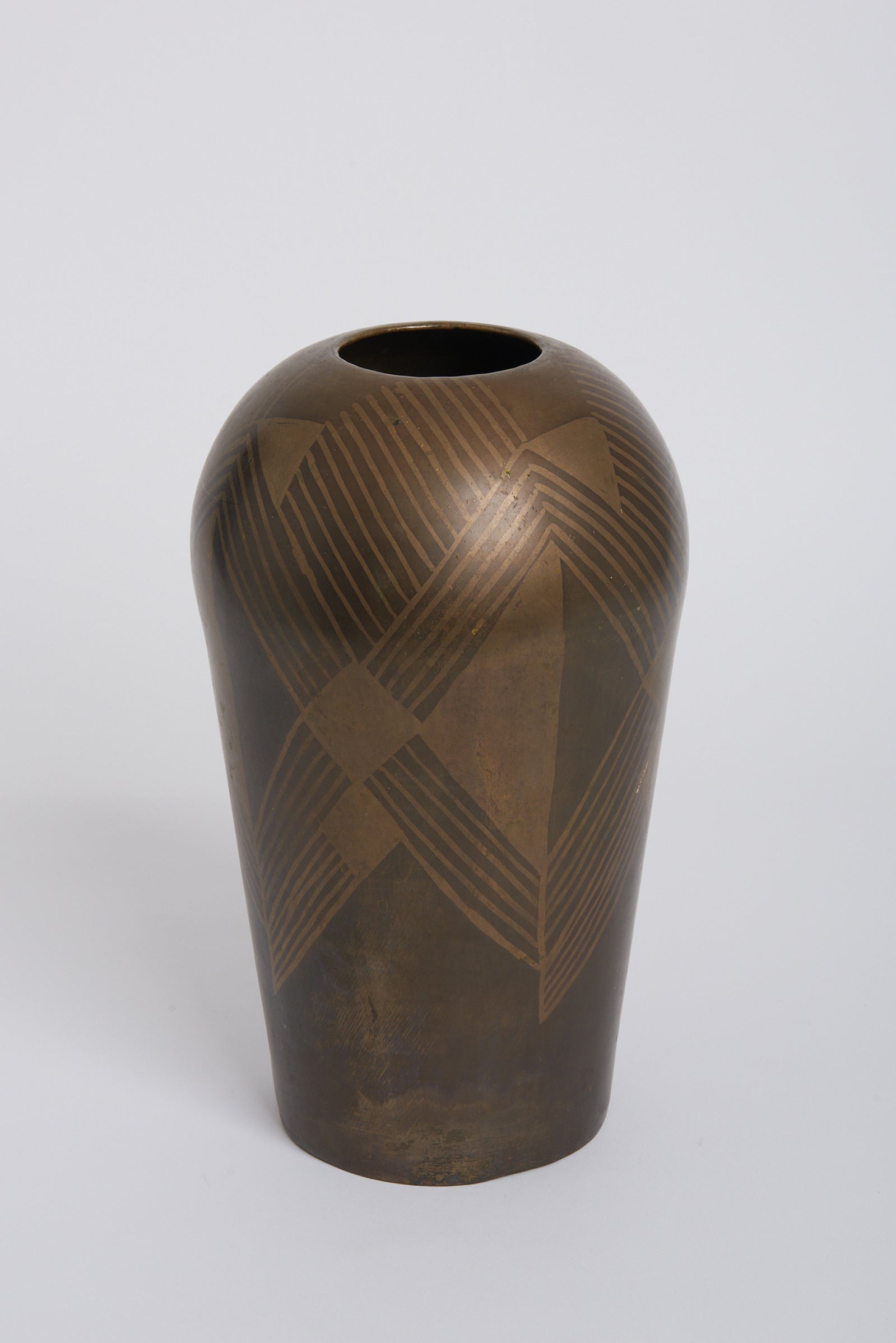 Art Deco Dinanderie Vase