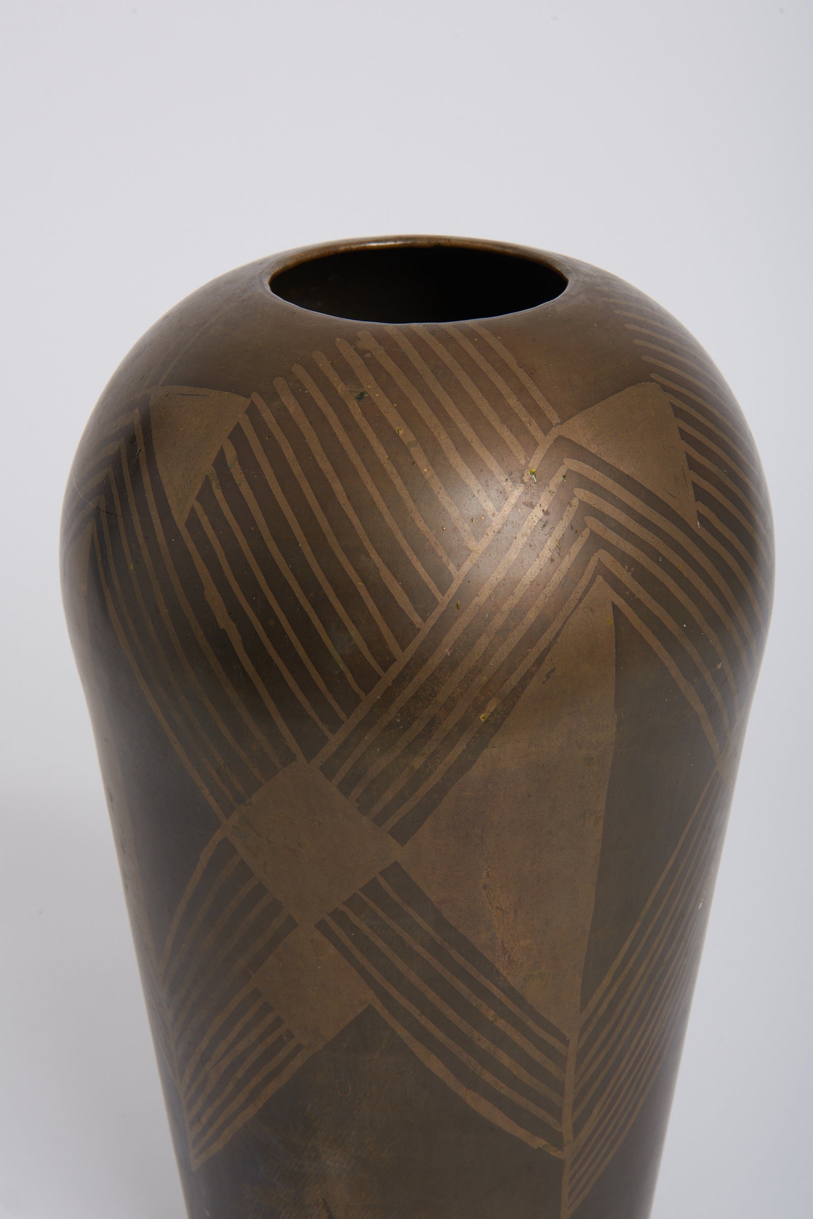 Art Deco Dinanderie Vase