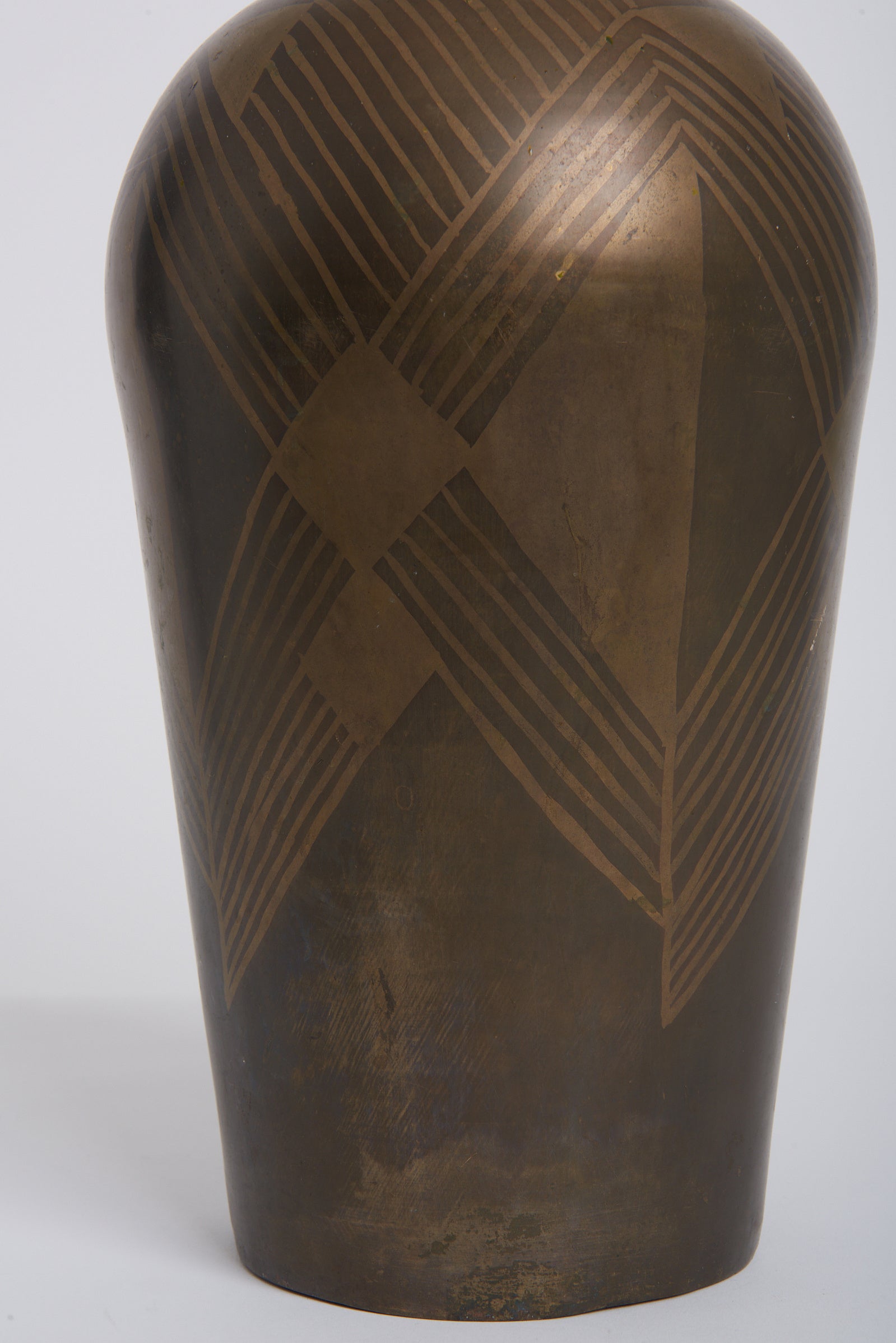 Art Deco Dinanderie Vase