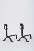 8117- Pair of 1950s Andirons