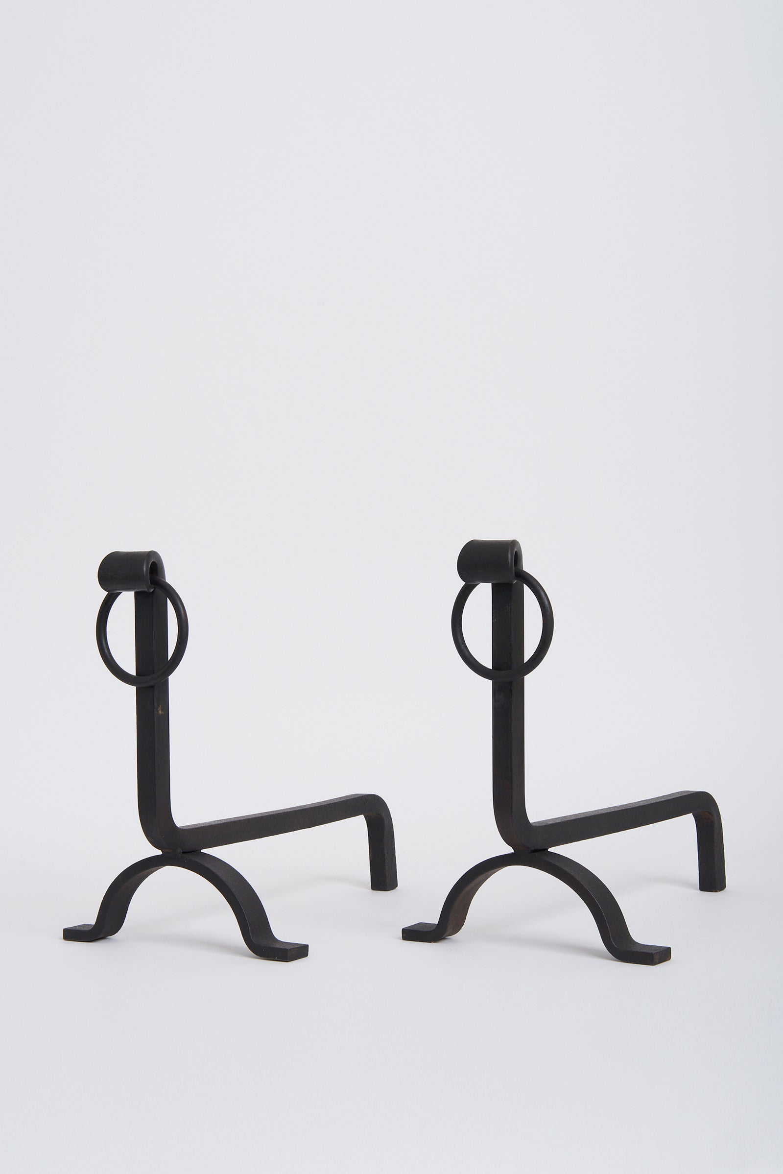 8117- Pair of 1950s Andirons