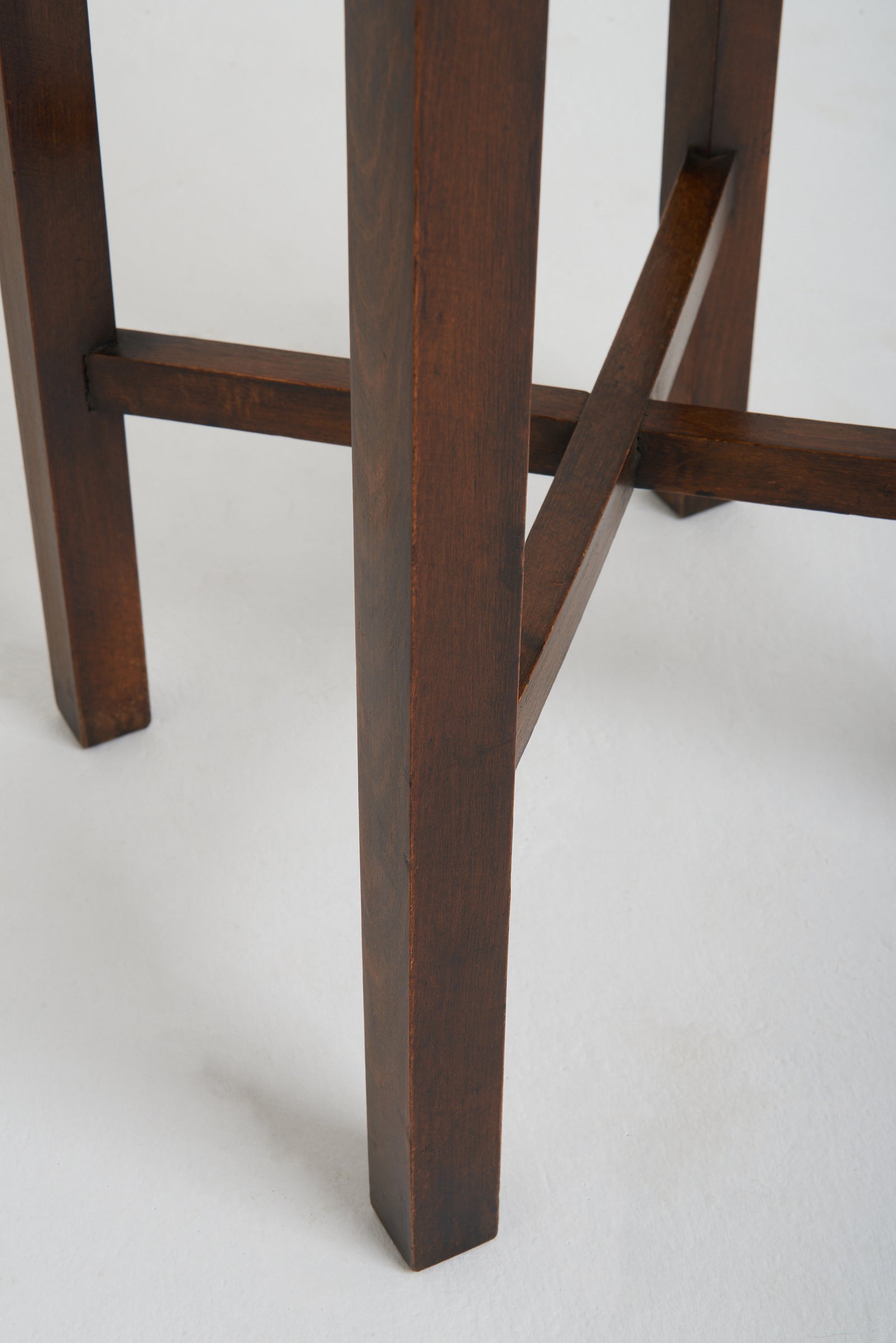 Art Deco Beech and Rope Side table, att. to Francis Jourdain