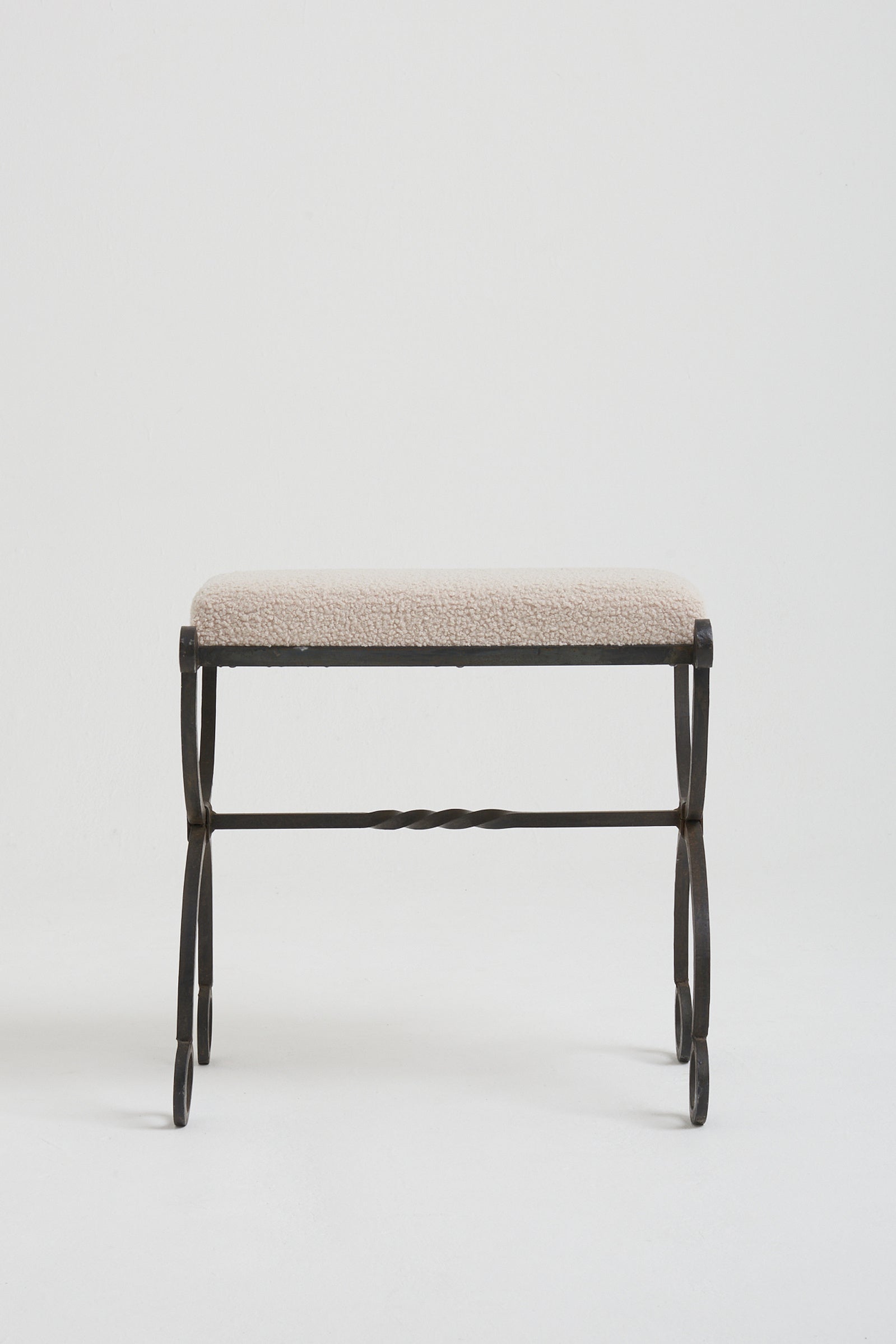 Mid-Century Iron Stool