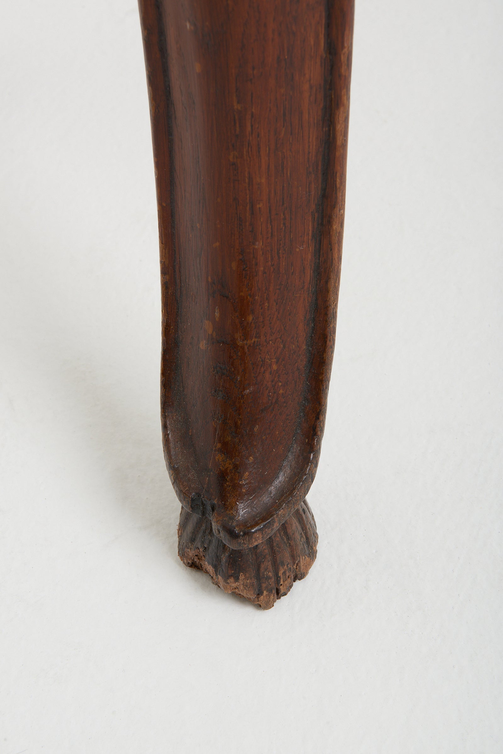 Louis XV Oak and Marble Console Table