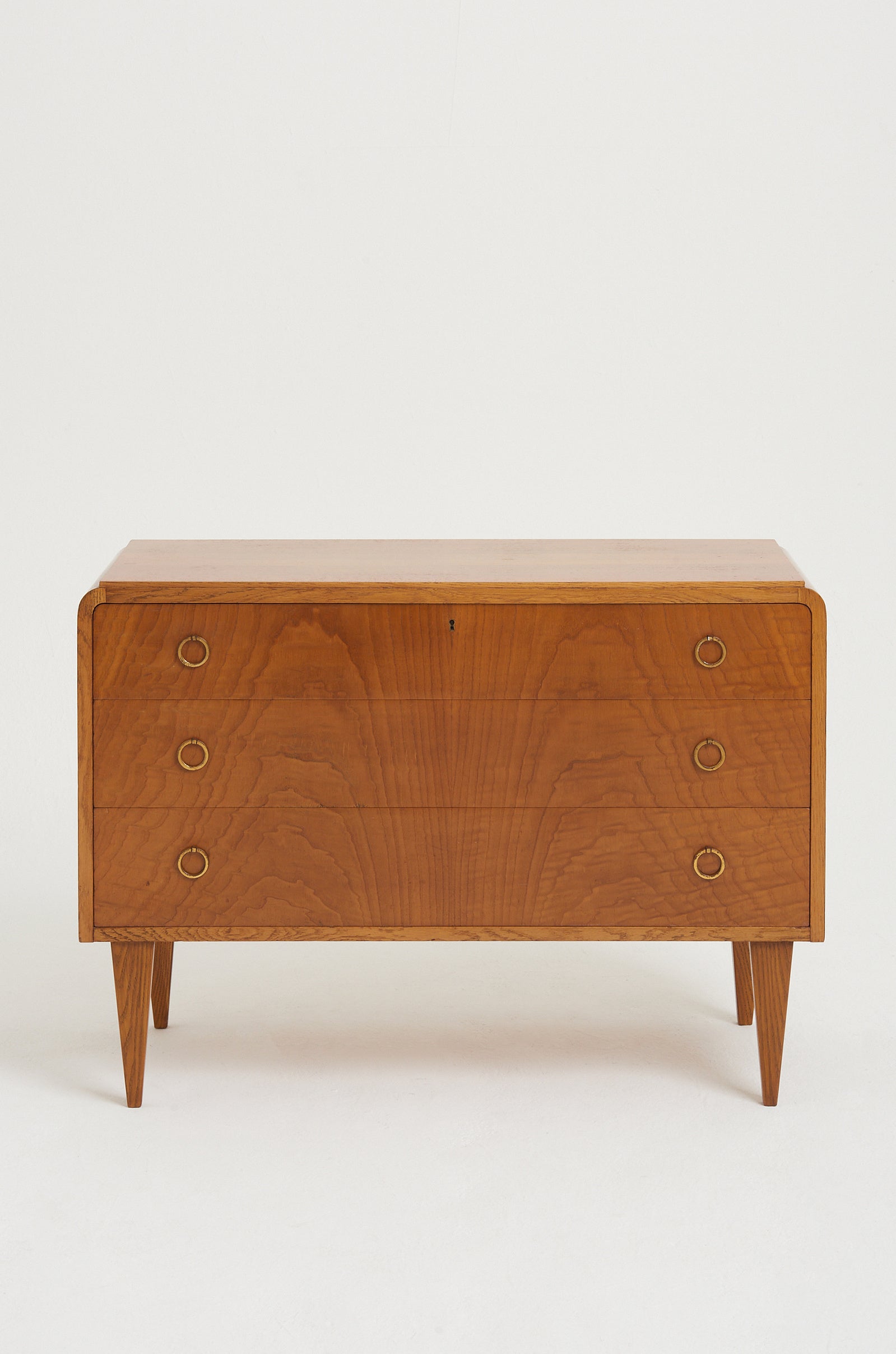 Swedish Modern Ash Chest of Drawers