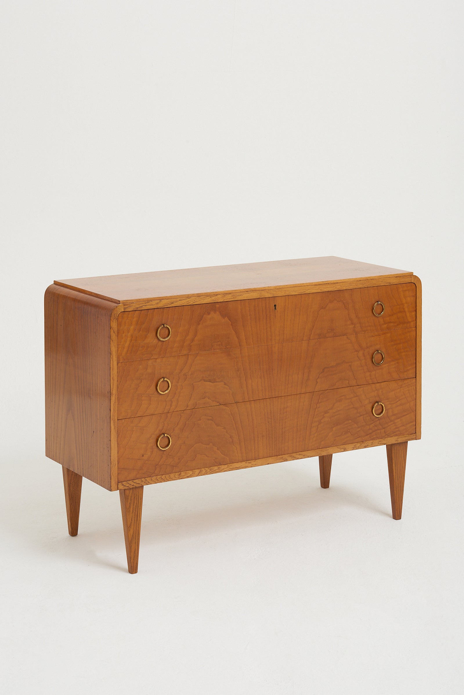 Swedish Modern Ash Chest of Drawers