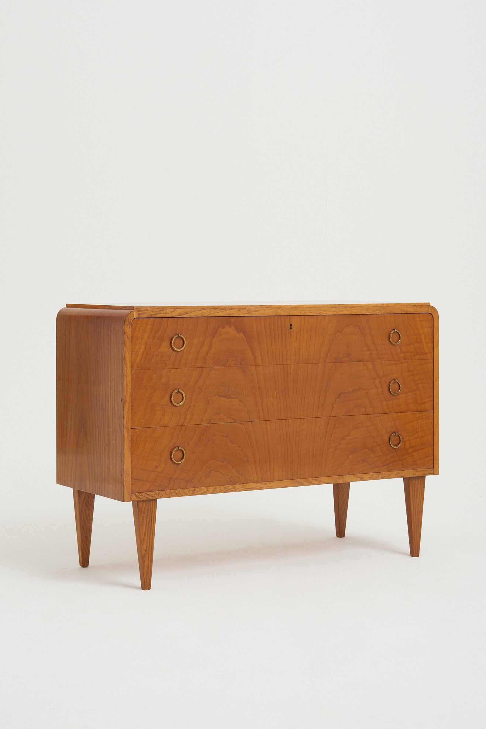 8180- Swedish Modern Ash Chest of Drawers