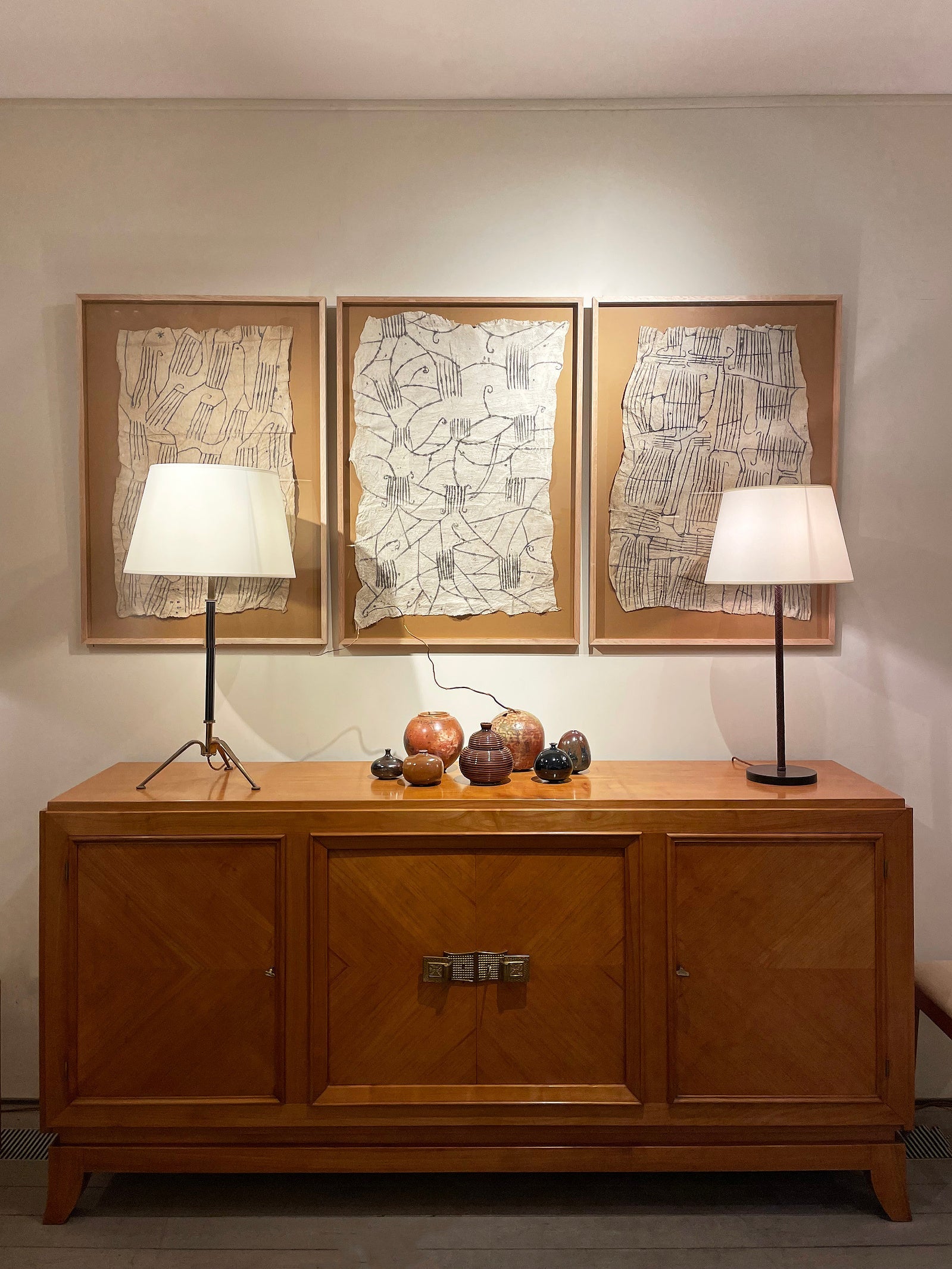 Group of Three Mbuti Textiles