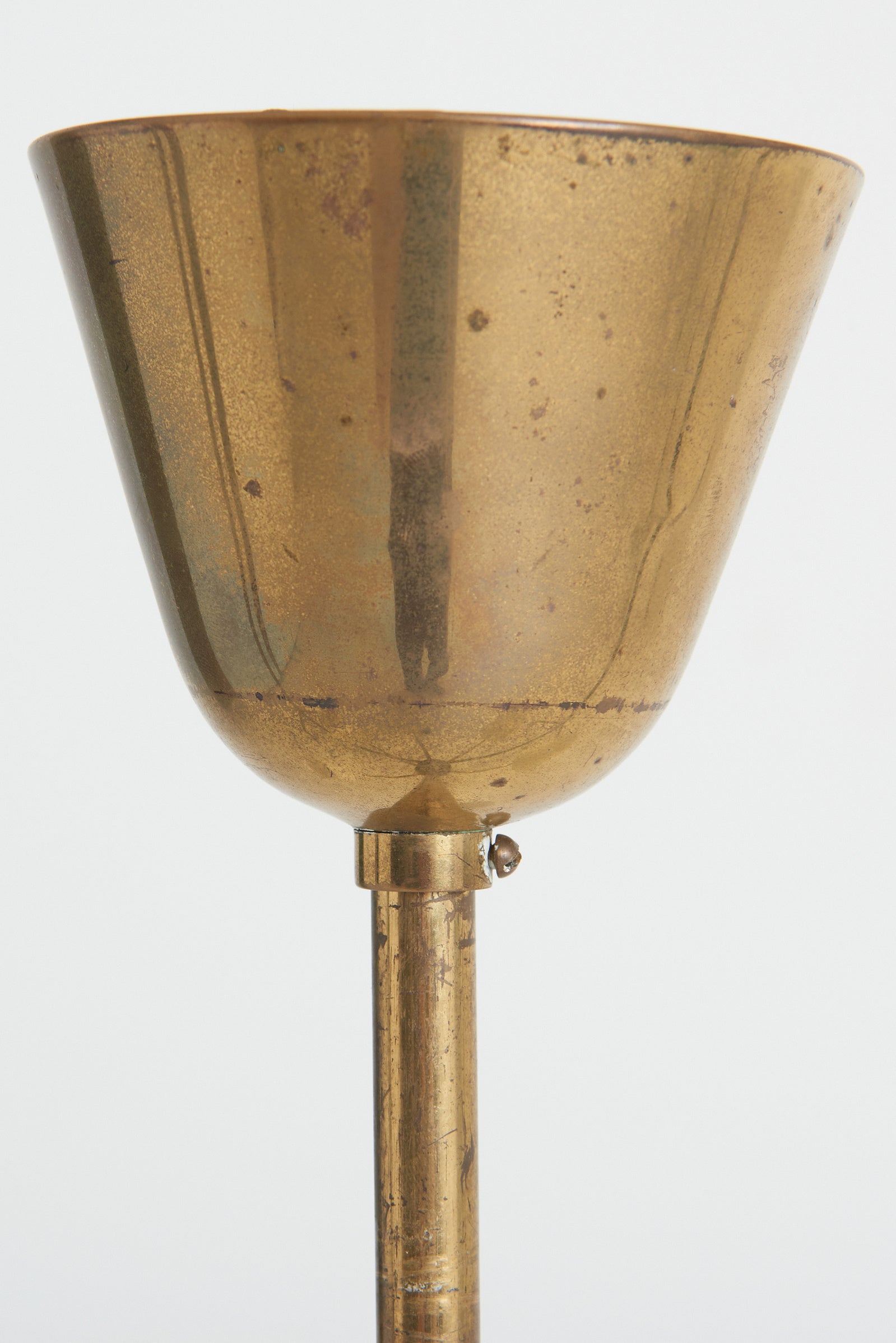 Mid-Century Brass Ceiling Light