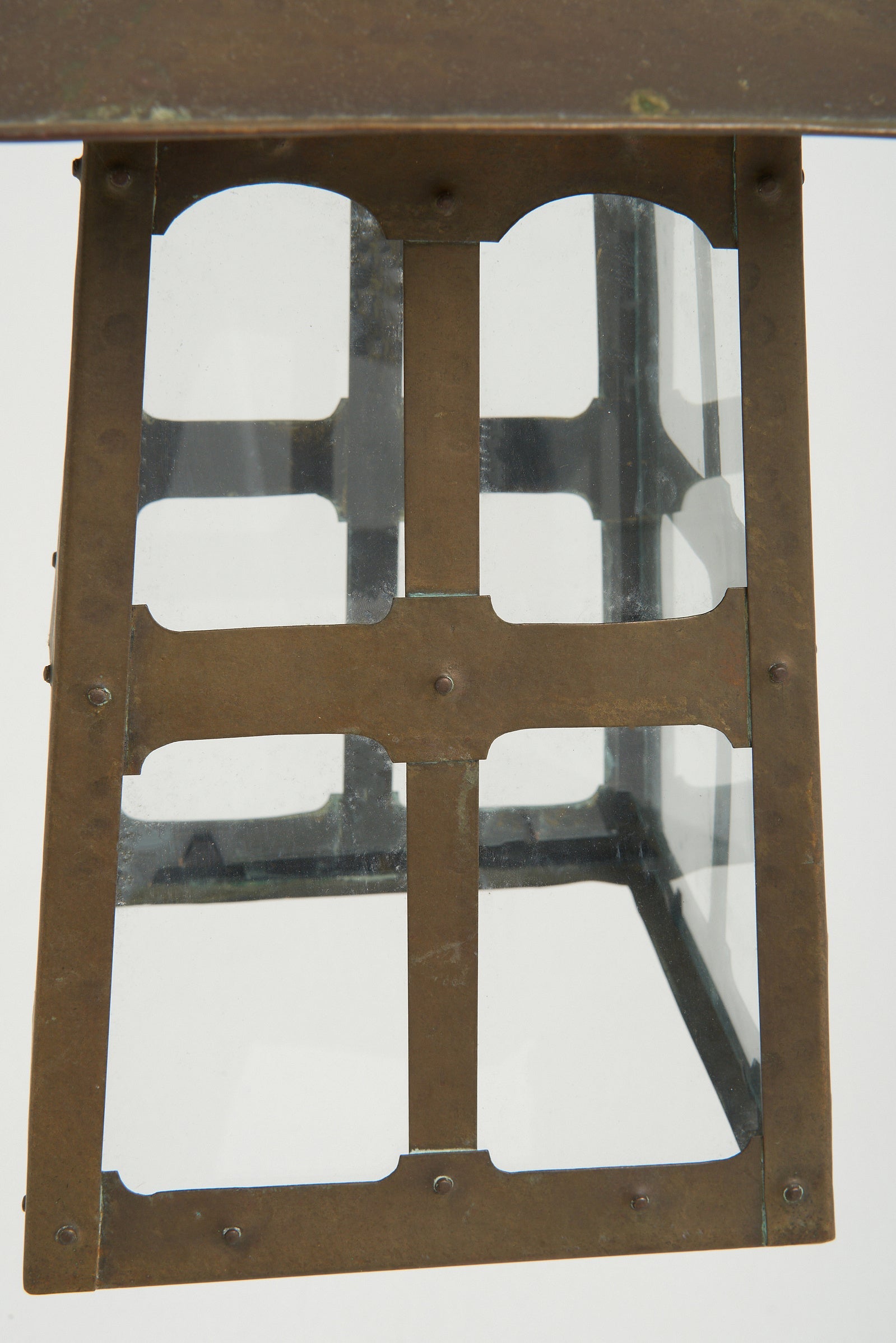 Arts & Crafts Brass Lantern