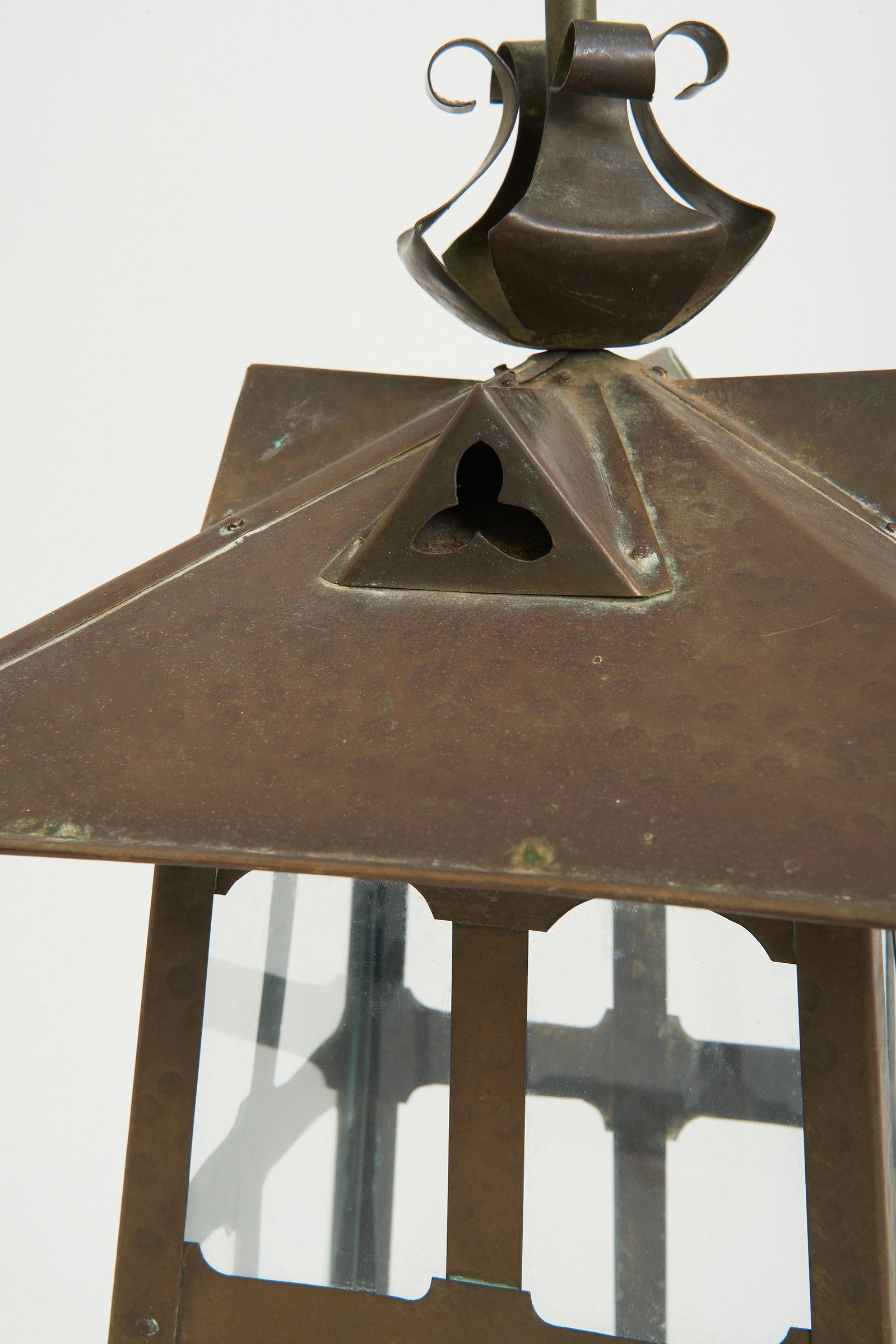 Arts & Crafts Brass Lantern
