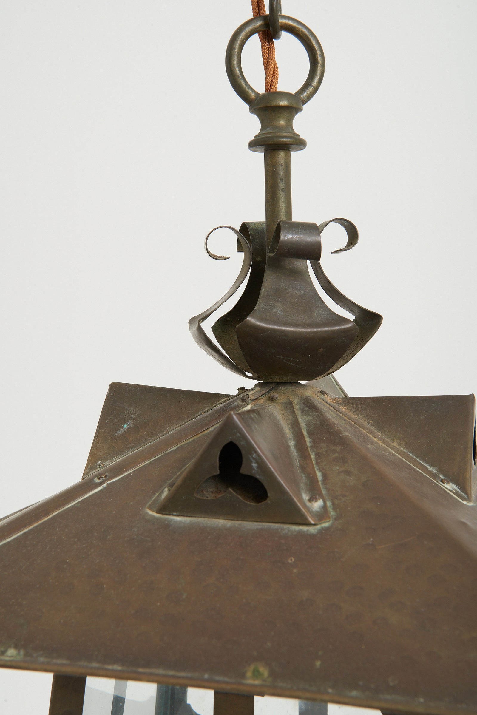Arts & Crafts Brass Lantern