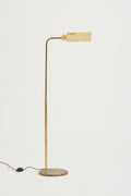 8219- Mid-Century Brass Reading Floor Lamp
