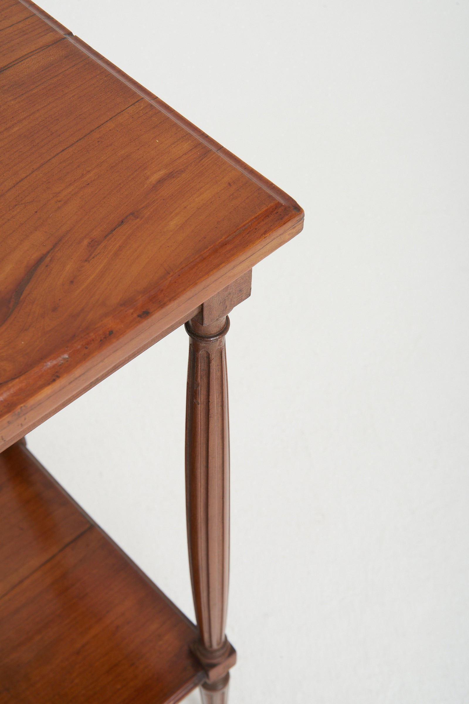 Walnut Louis XVI Style console table