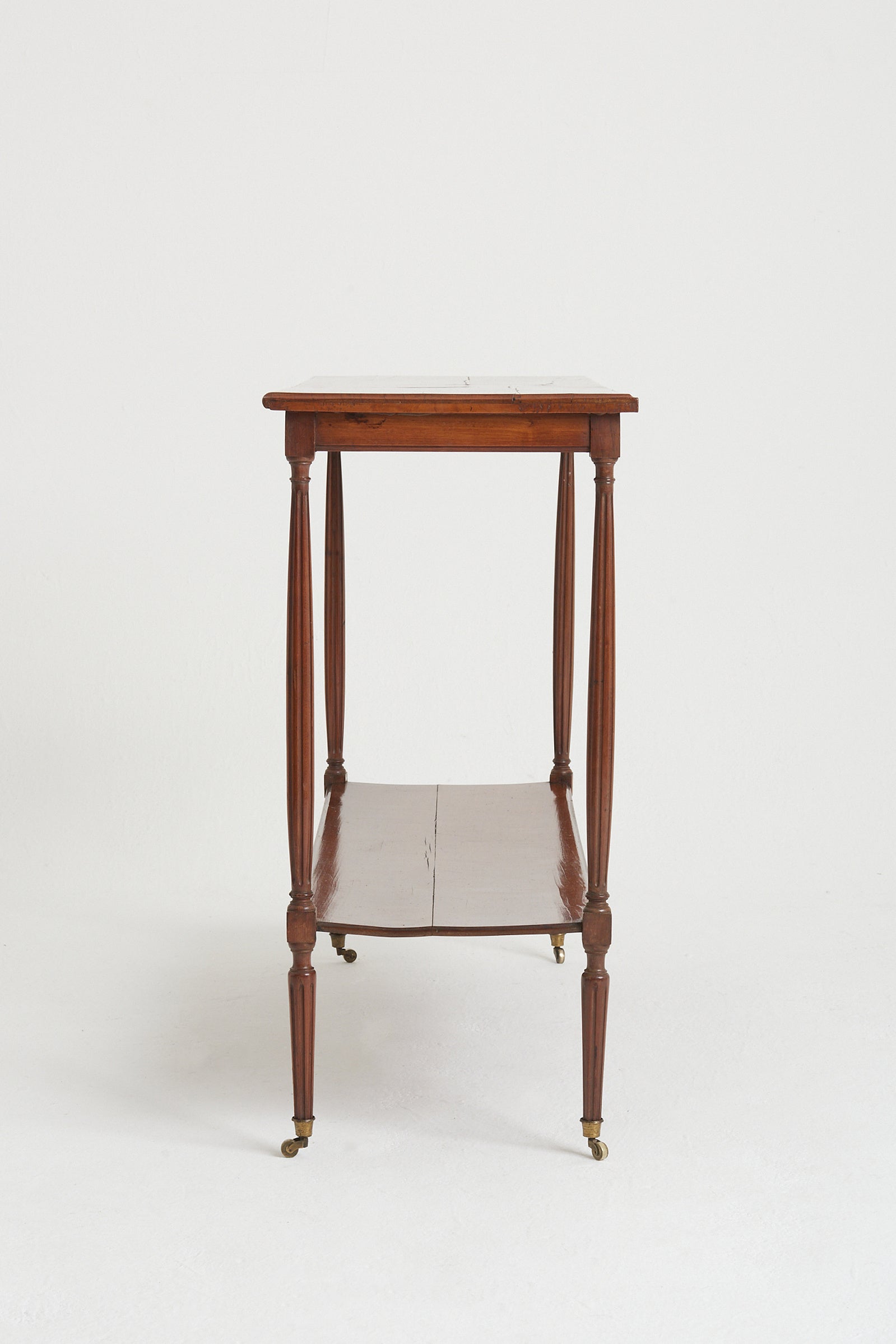 Walnut Louis XVI Style console table