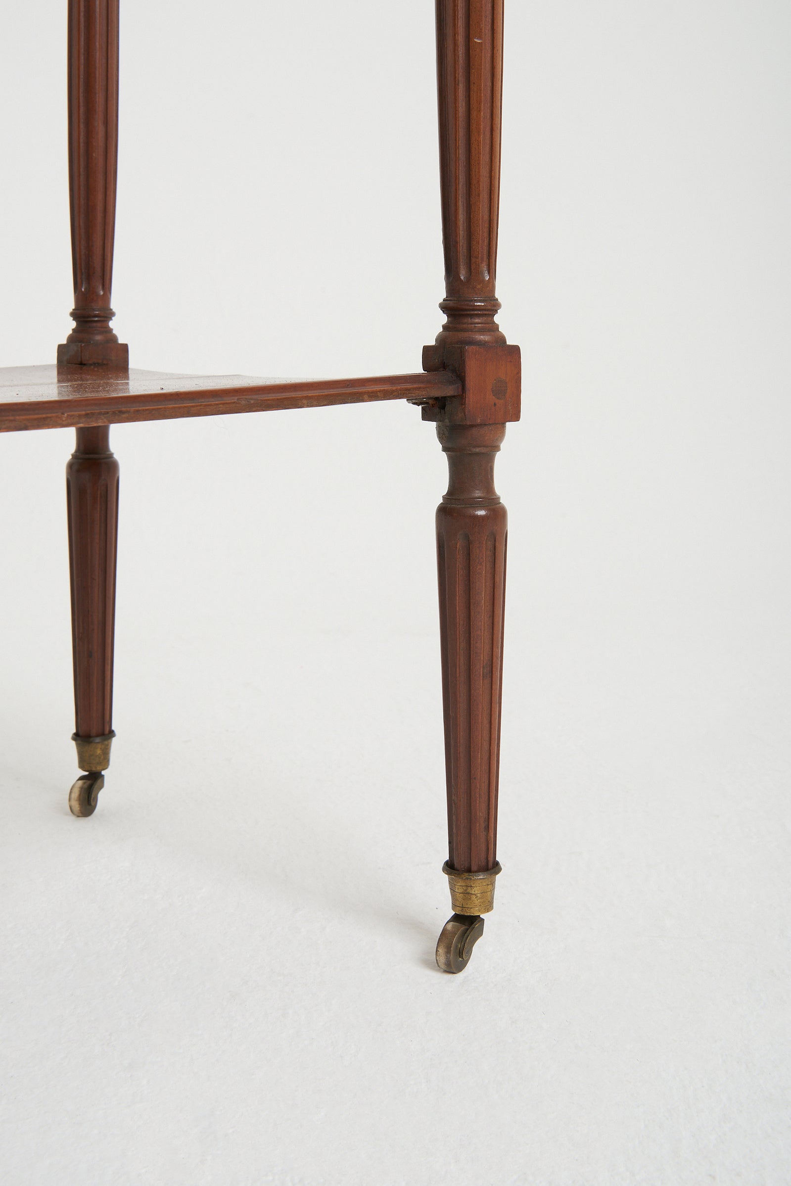 Walnut Louis XVI Style console table