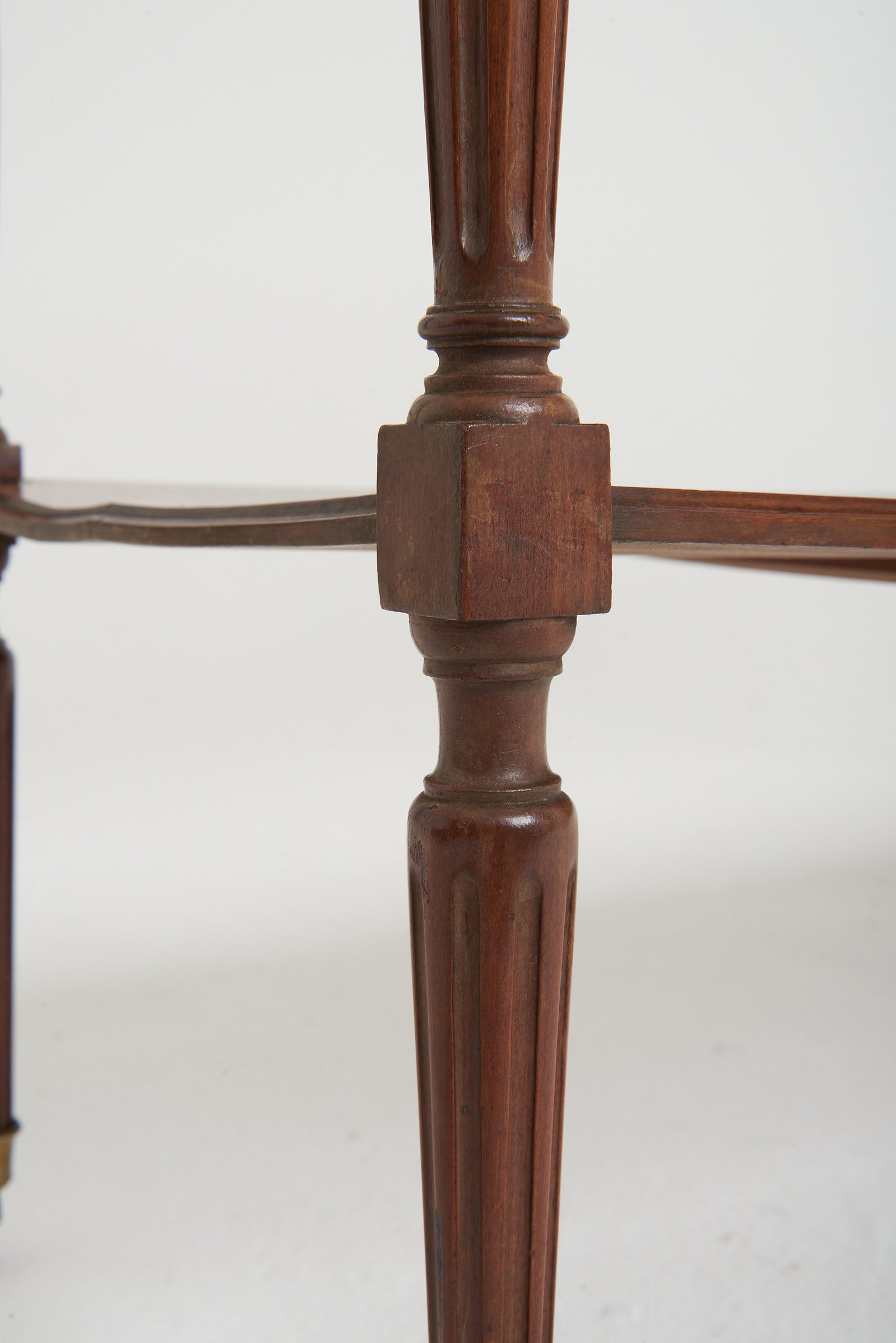 Walnut Louis XVI Style console table