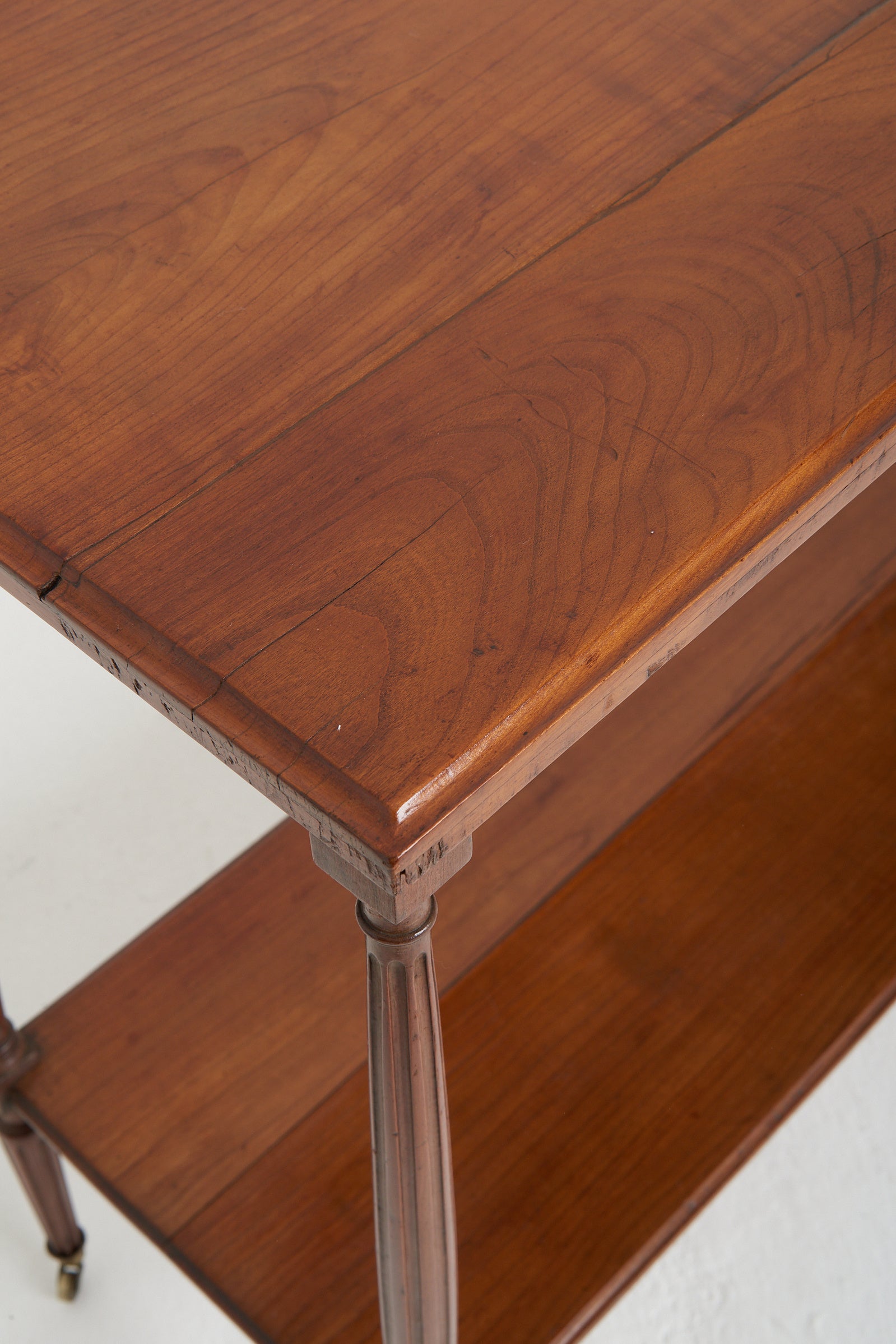 Walnut Louis XVI Style console table