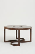 8249- Mid-Century Patinated Steel Coffee Table