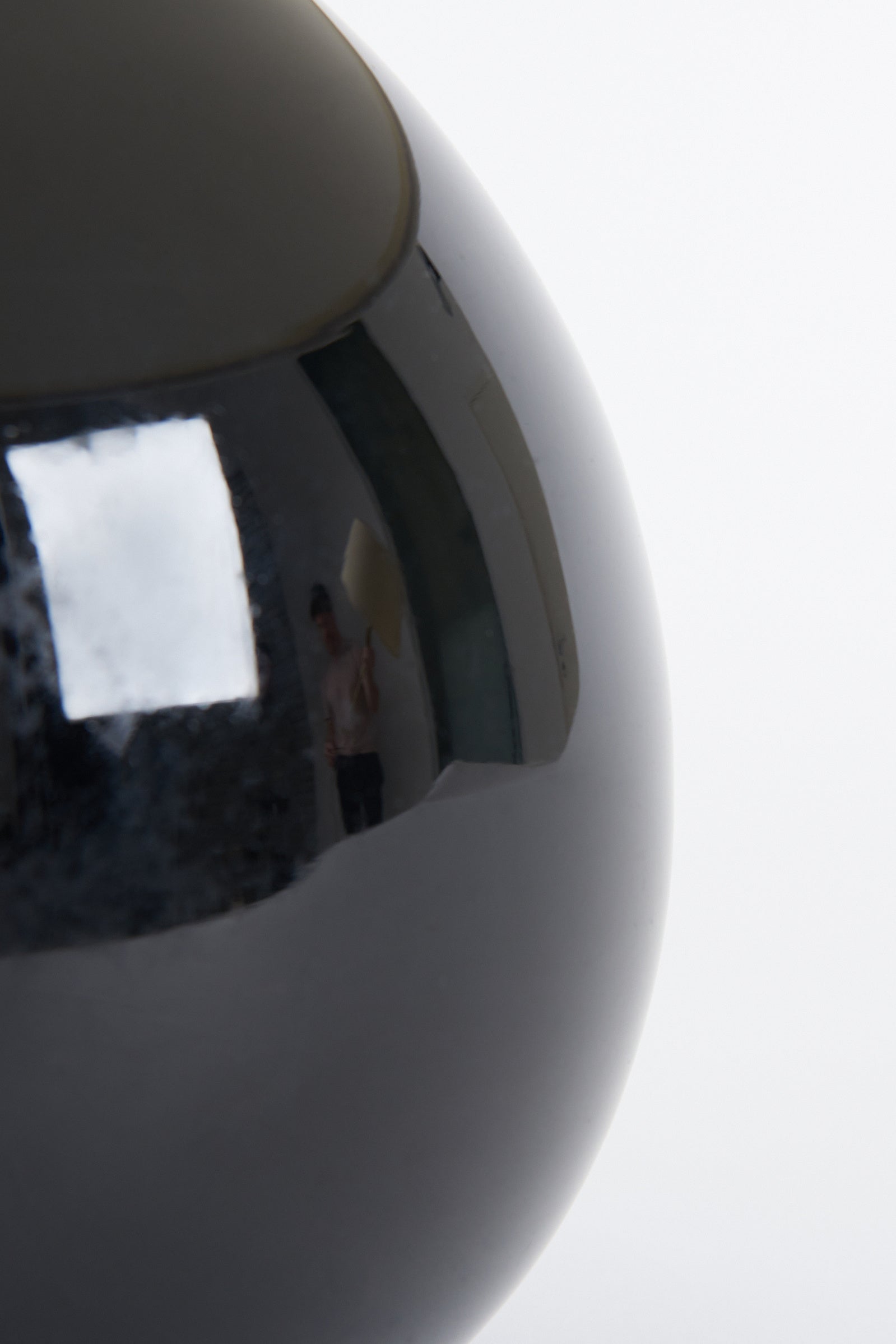 Black Glass Table Lamp