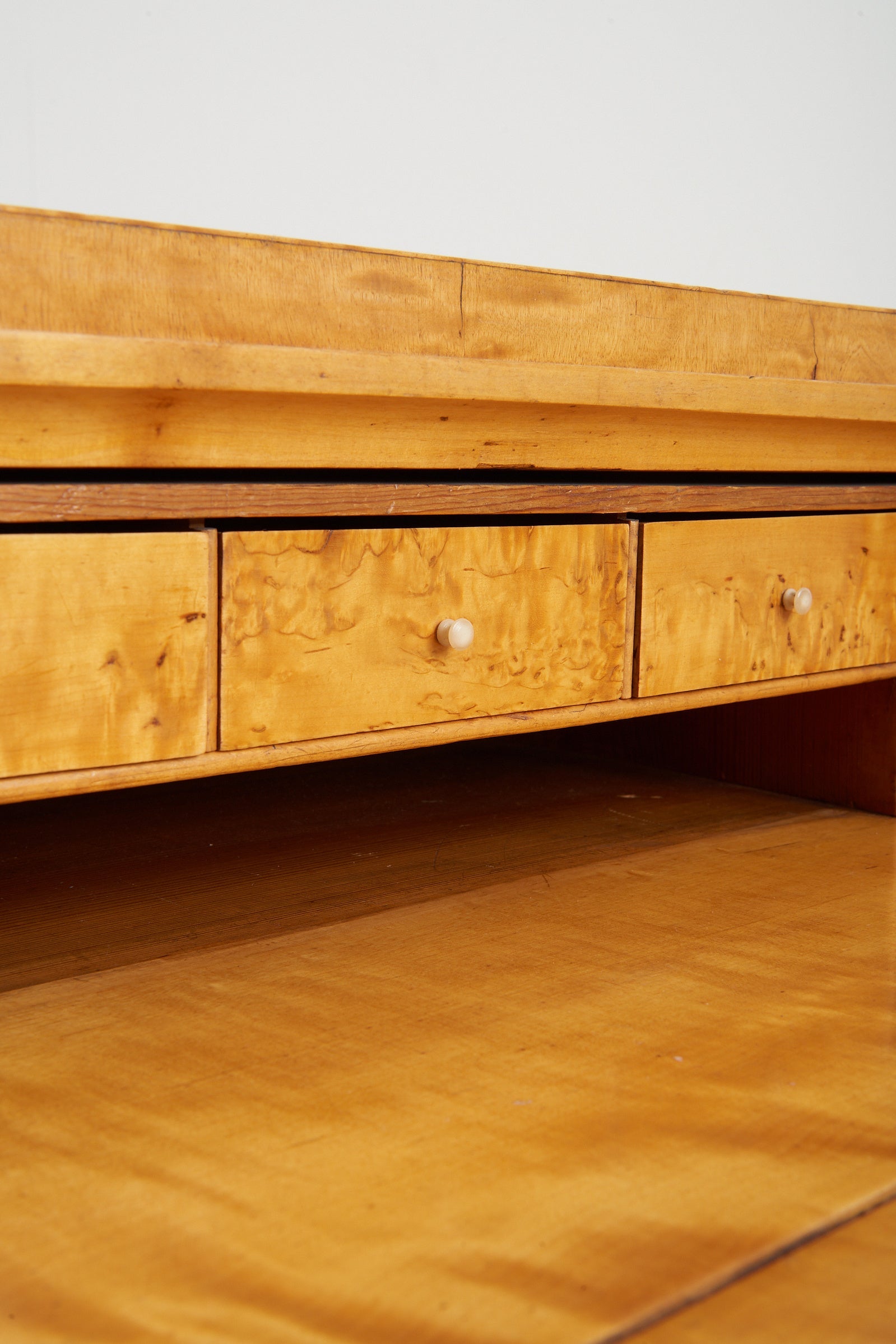 Swedish Satin Birch Chest of Drawers