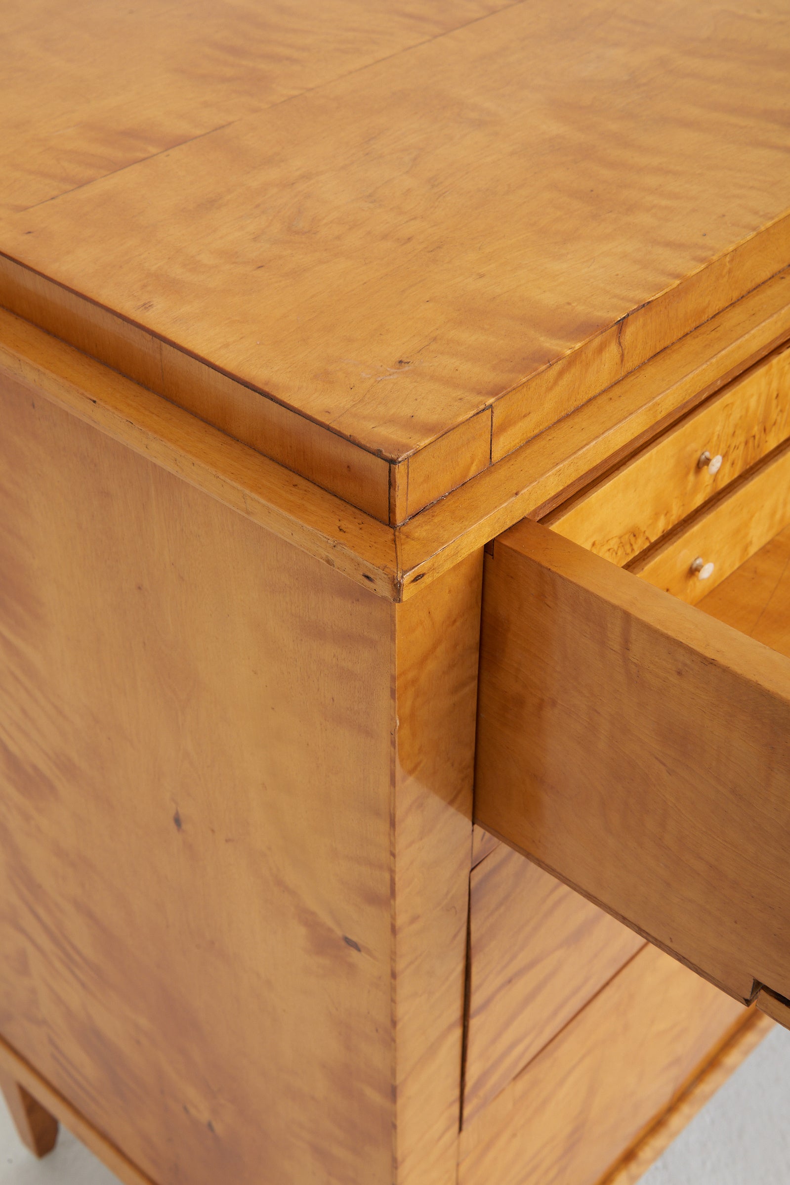 Swedish Satin Birch Chest of Drawers