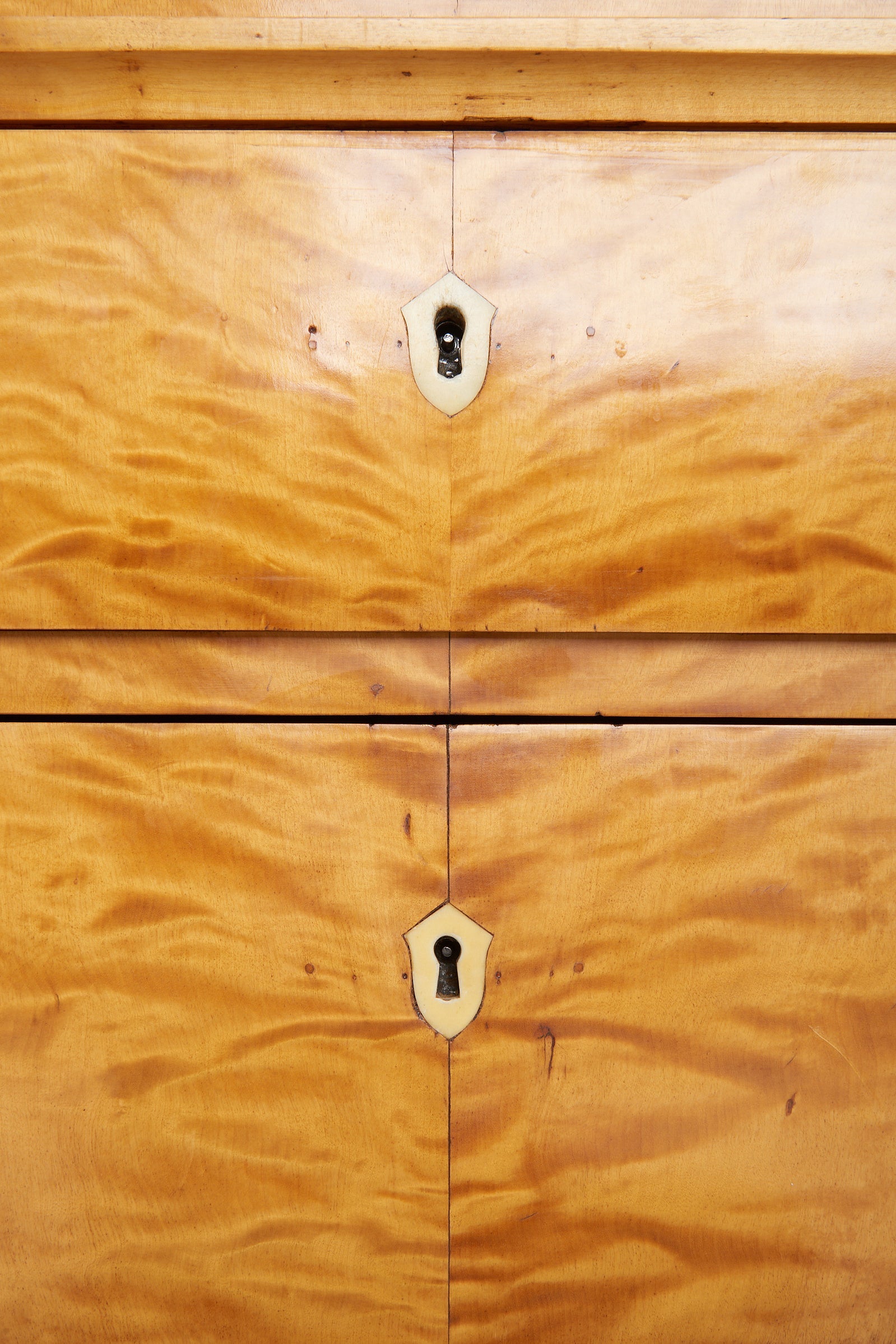 Swedish Satin Birch Chest of Drawers