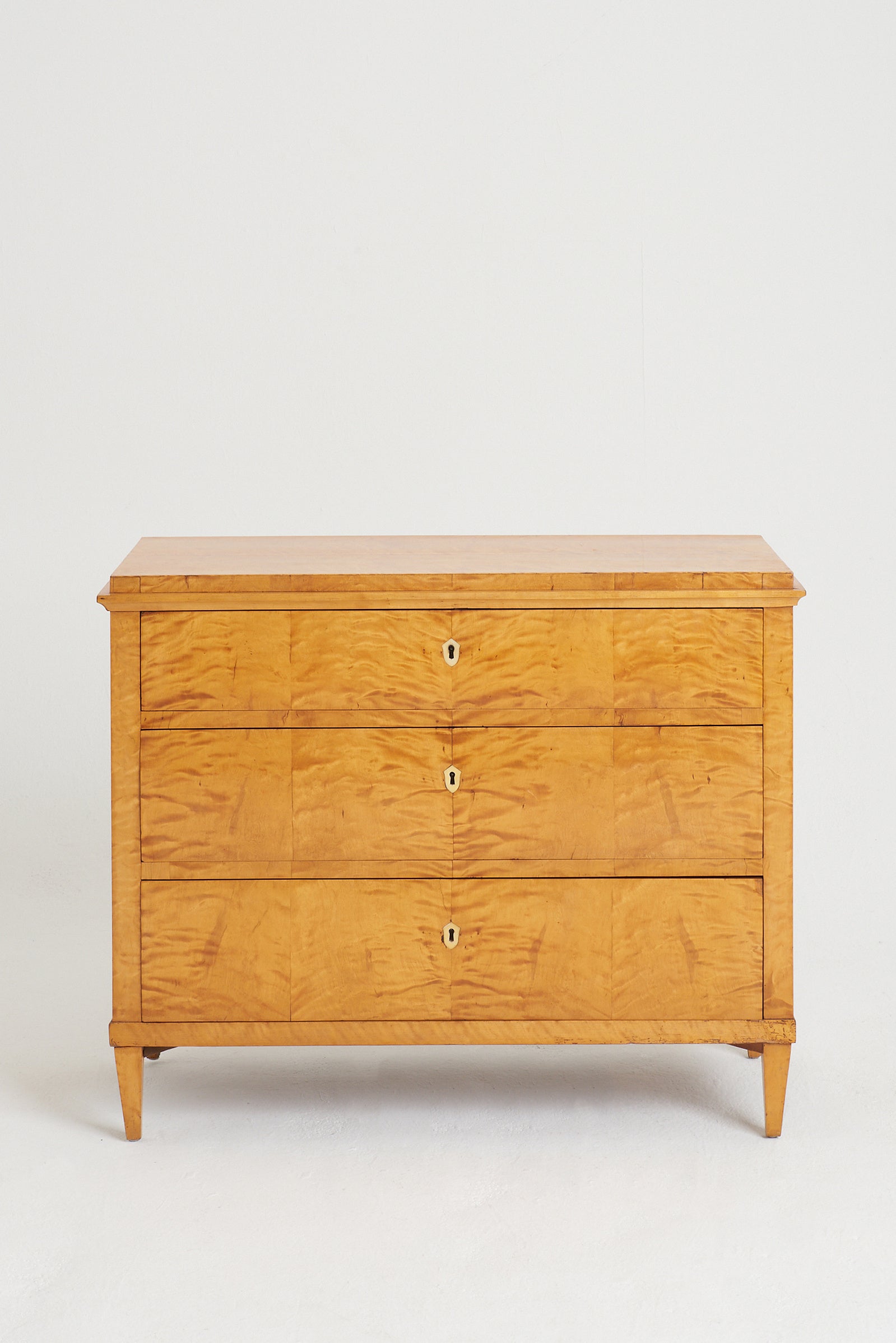 Swedish Satin Birch Chest of Drawers