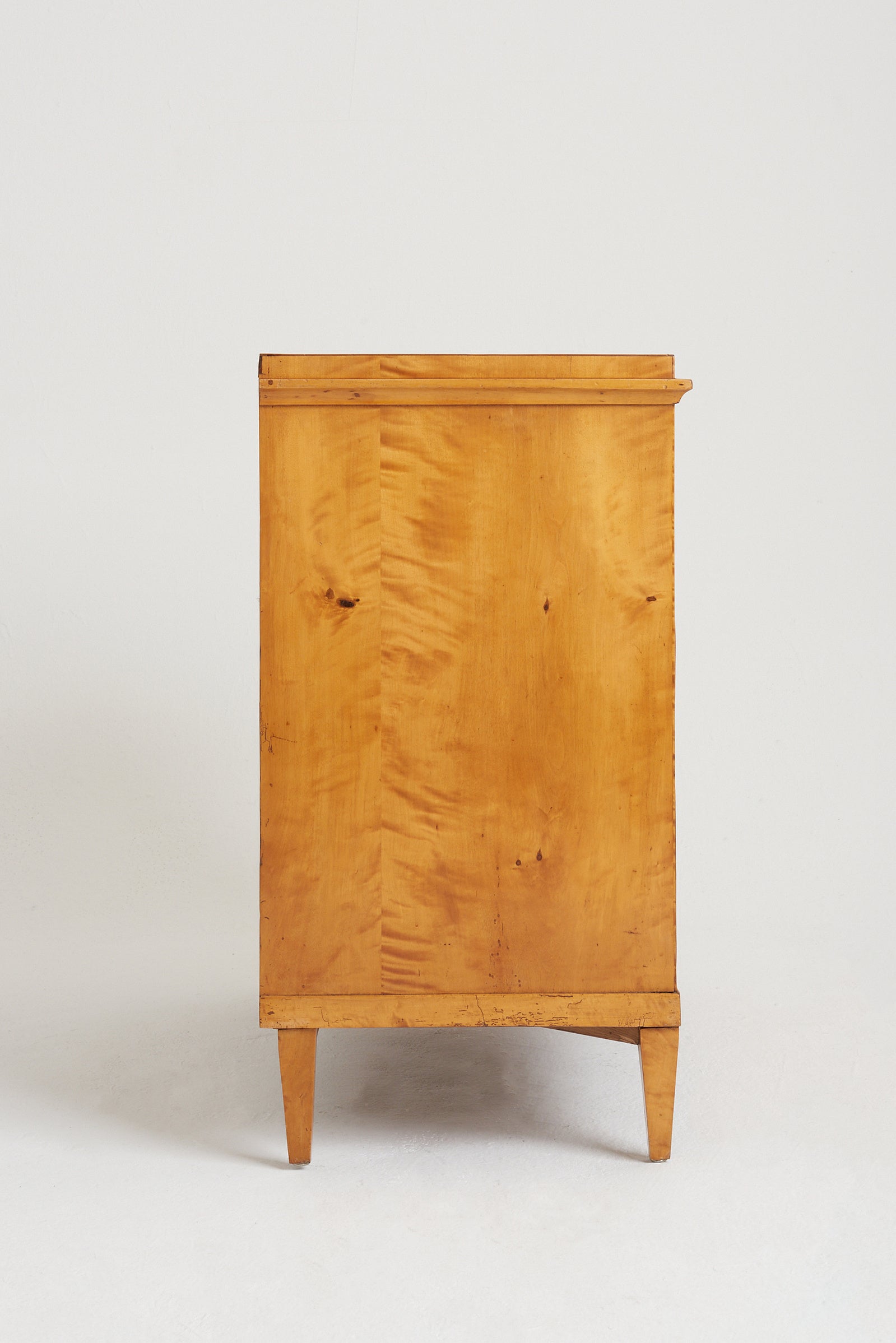 Swedish Satin Birch Chest of Drawers