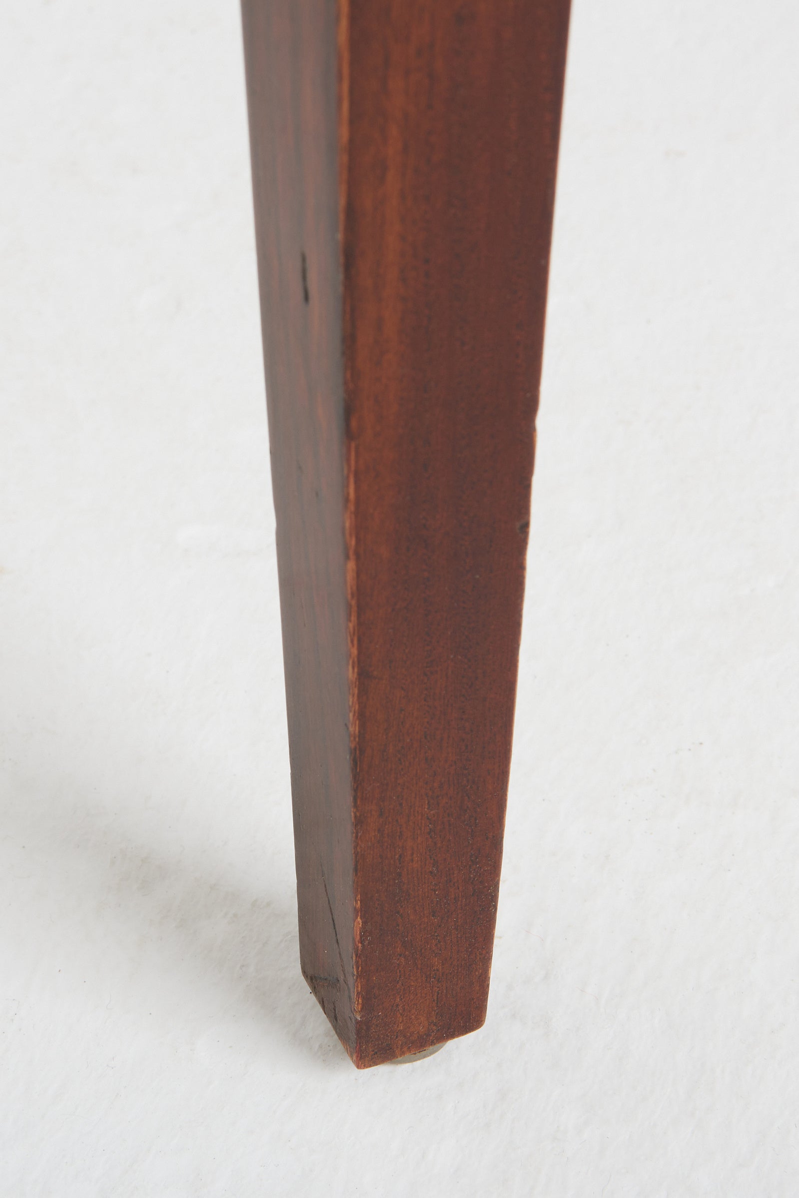 Neoclassical Mahogany Leather Top Desk