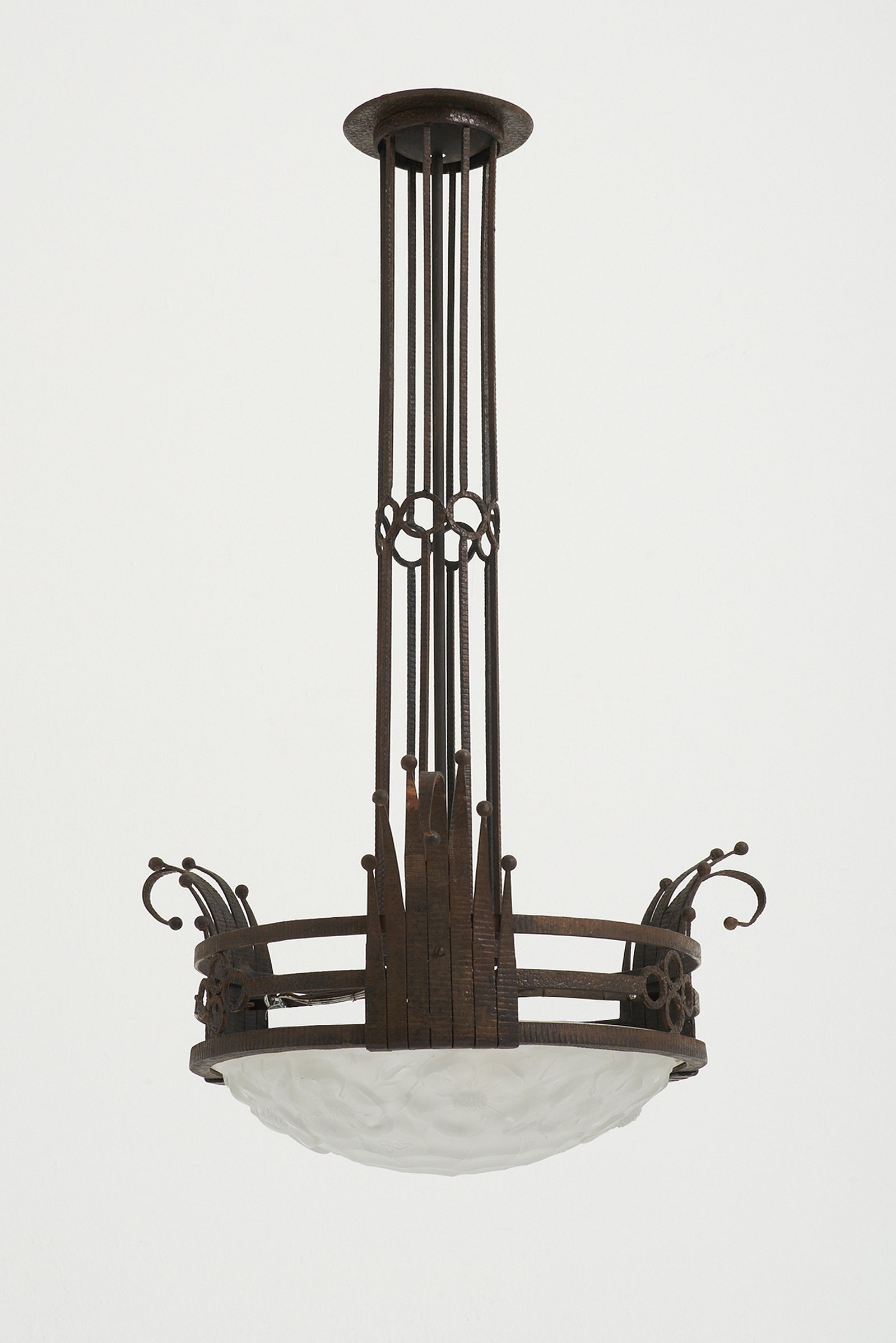 8306- Art Deco Ceiling Light by Maison Degué
