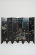 8309- Mid 20th Century Lacquer 8 Leaf Screen