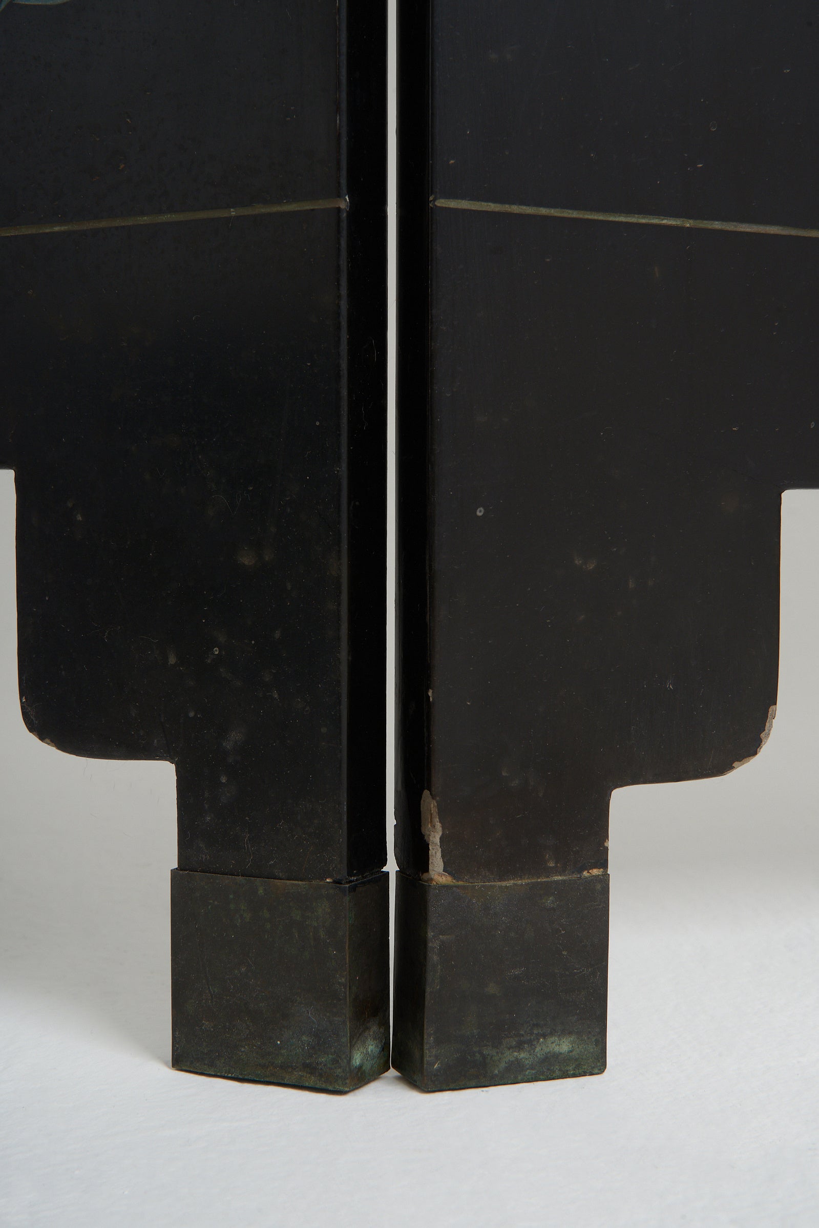 Mid 20th Century Lacquer 8 Leaf Screen