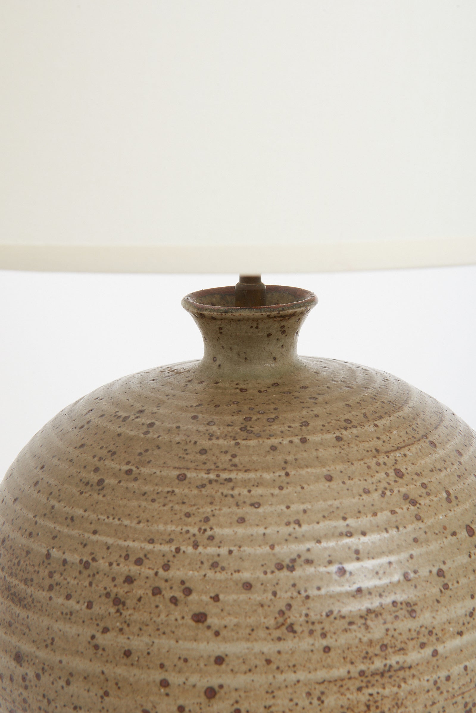 Mid-Century Stoneware Table Lamp