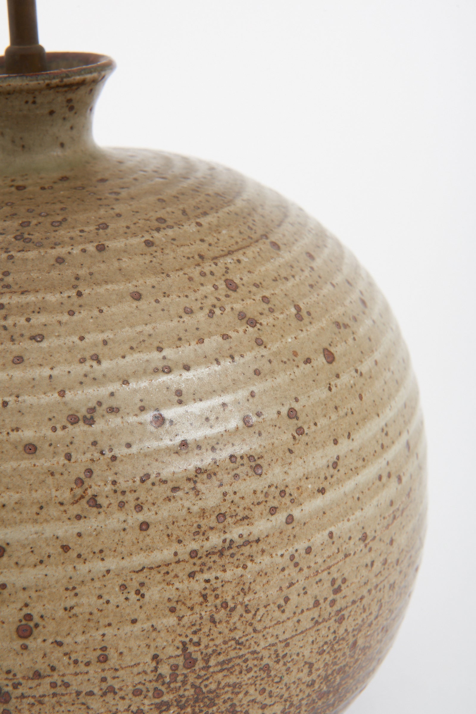 Mid-Century Stoneware Table Lamp