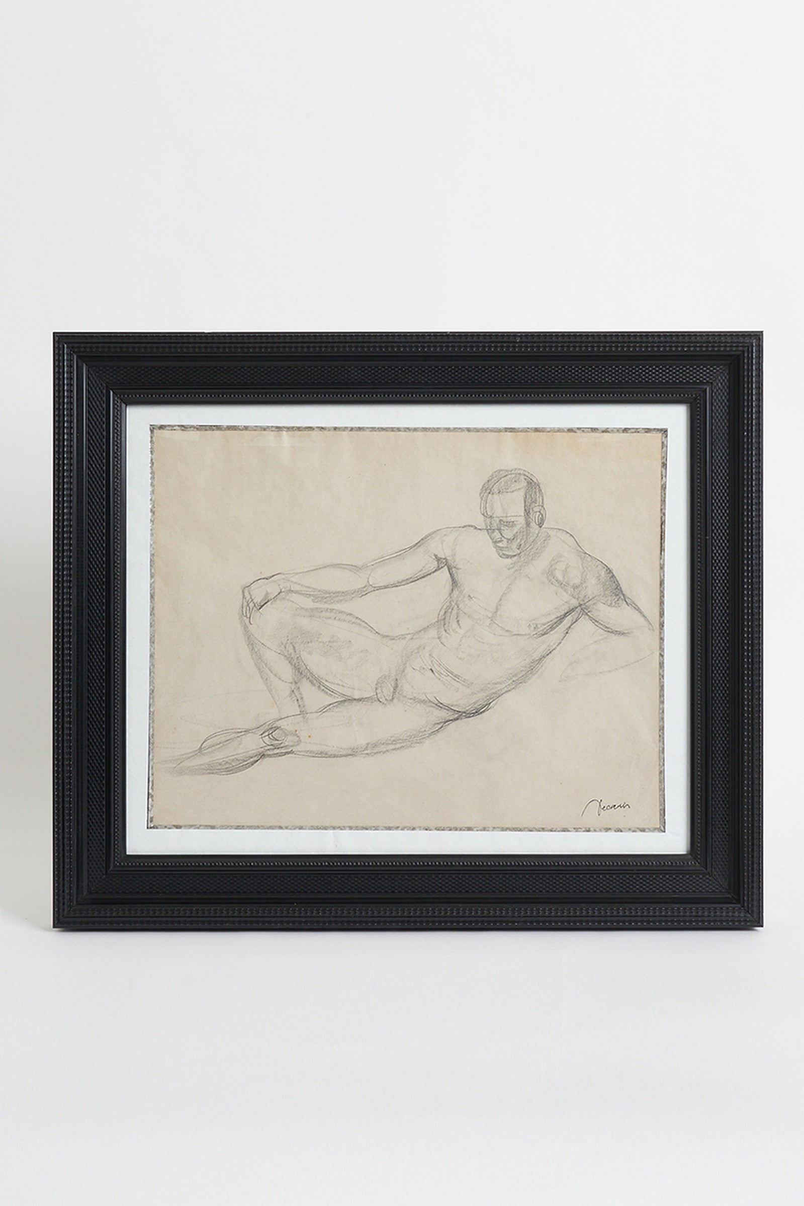 8314- Charcoal Nude Drawing