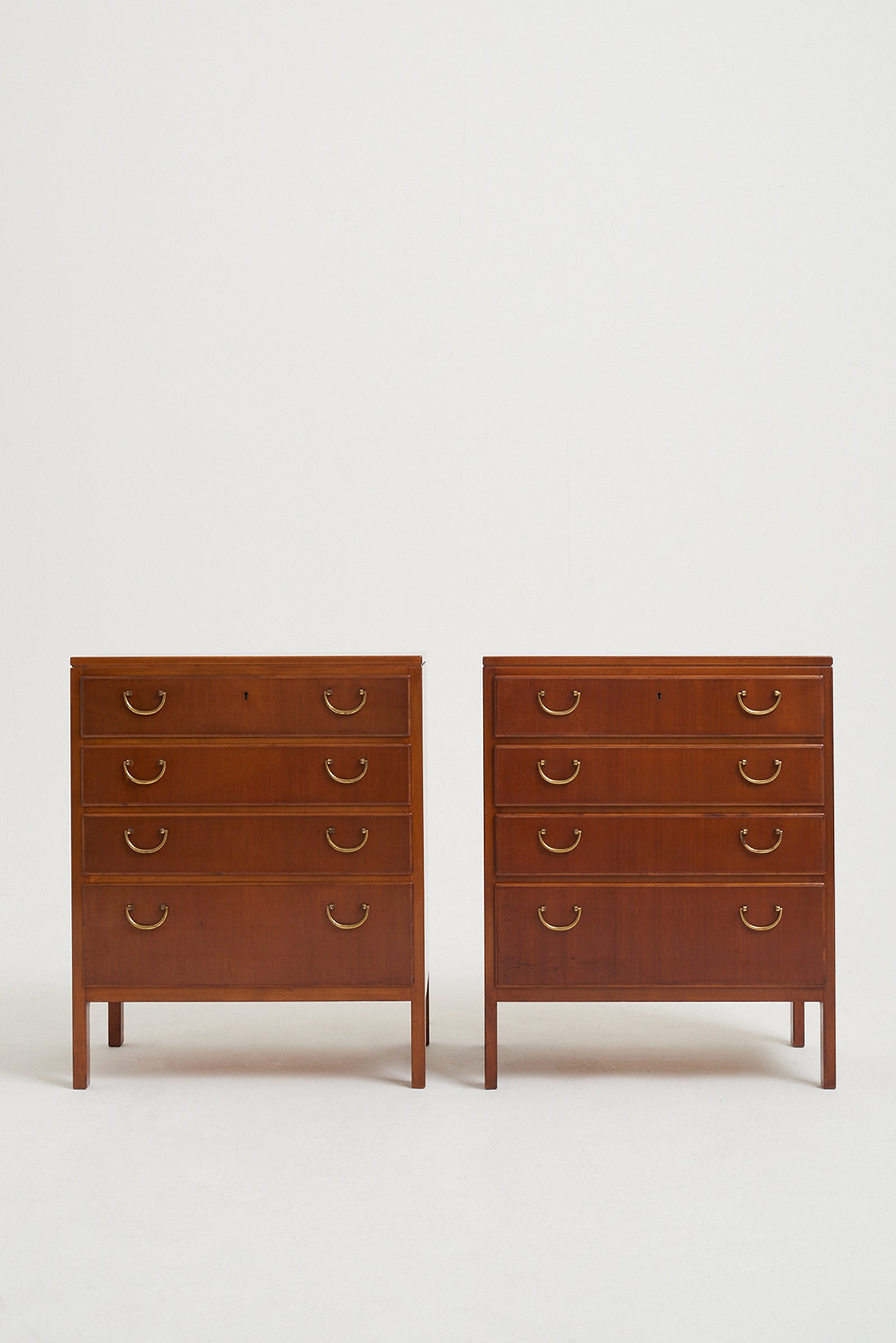 8321- Pair of Bedside Chests of Drawers by David Rosen for Nordiska Kompaniet