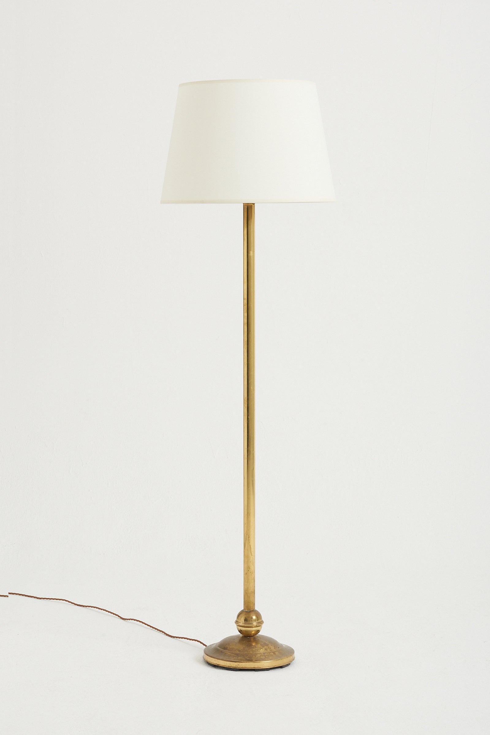 Pair of Mid-Century Brass Floor Lamps