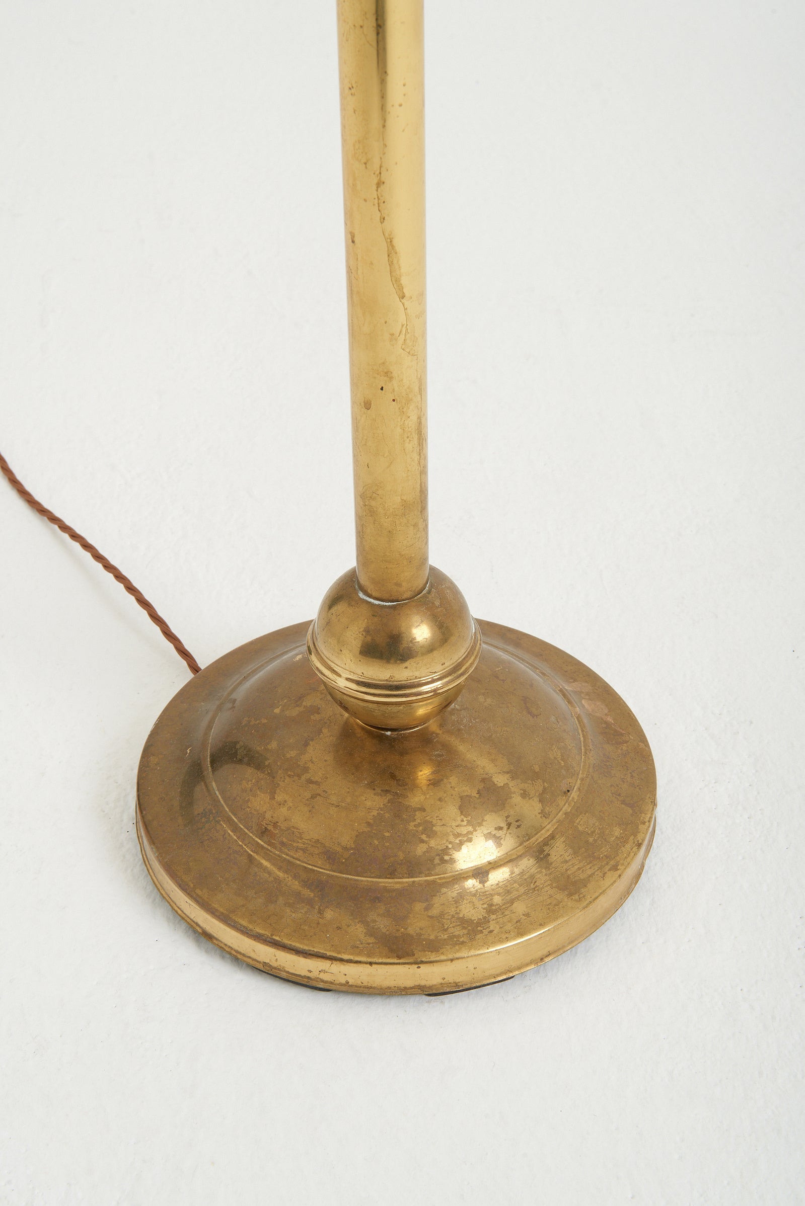 Pair of Mid-Century Brass Floor Lamps