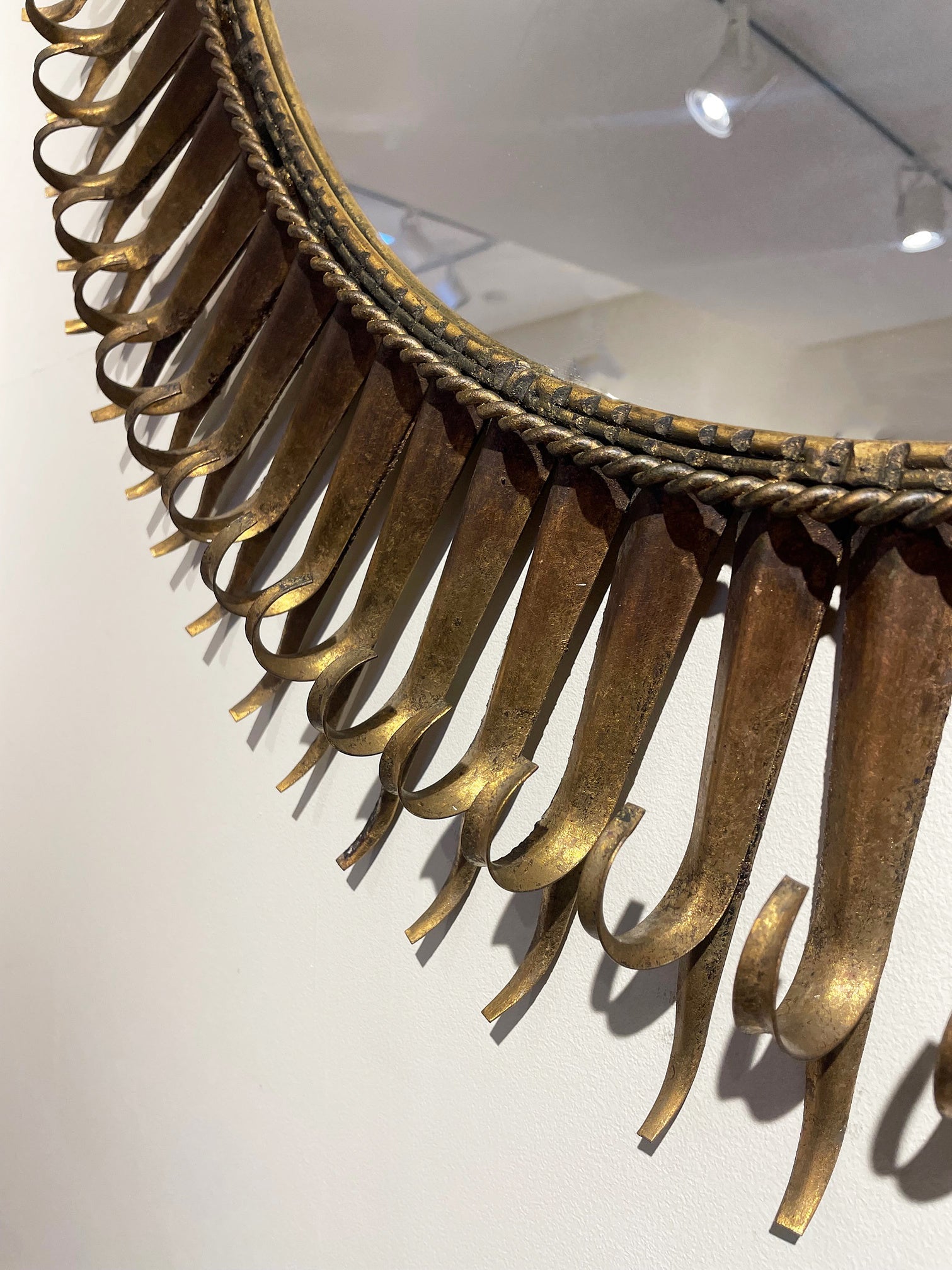 Midcentury Sunburst Mirror