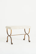 8325- Mid-Century Spanish Gilt Iron Stool
